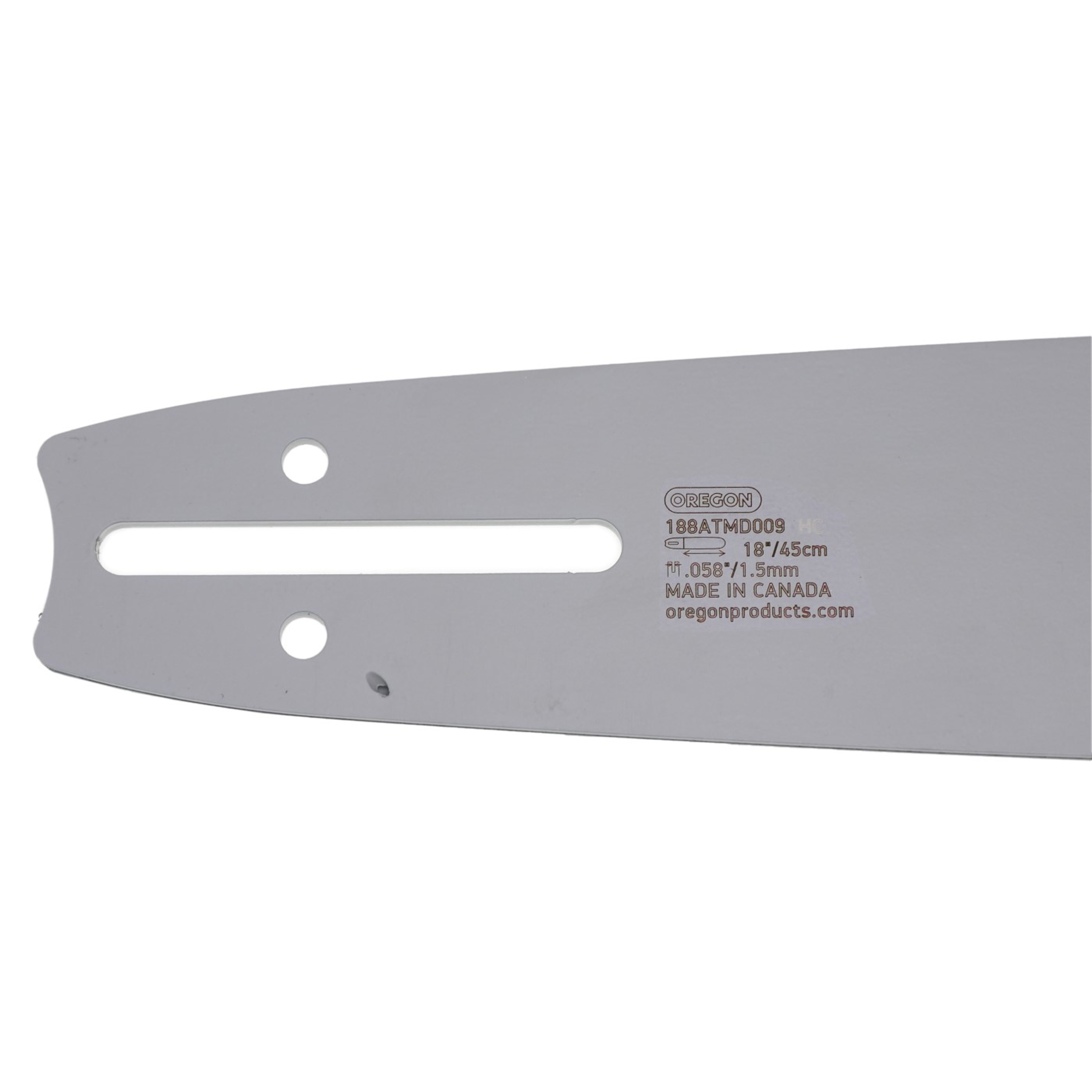 Oregon vodící lišta DuraCut 18" (45 cm) .325" 3/8" .404" (1,5 mm) pro Husqvarna 61 66 266 268 272 365 372XP 281 298 380 385 585 Solo 665 670 681 Jonsered 2077 2171 Dolmar PS6400 Shindaiwa 285 577 Makita DCS6400