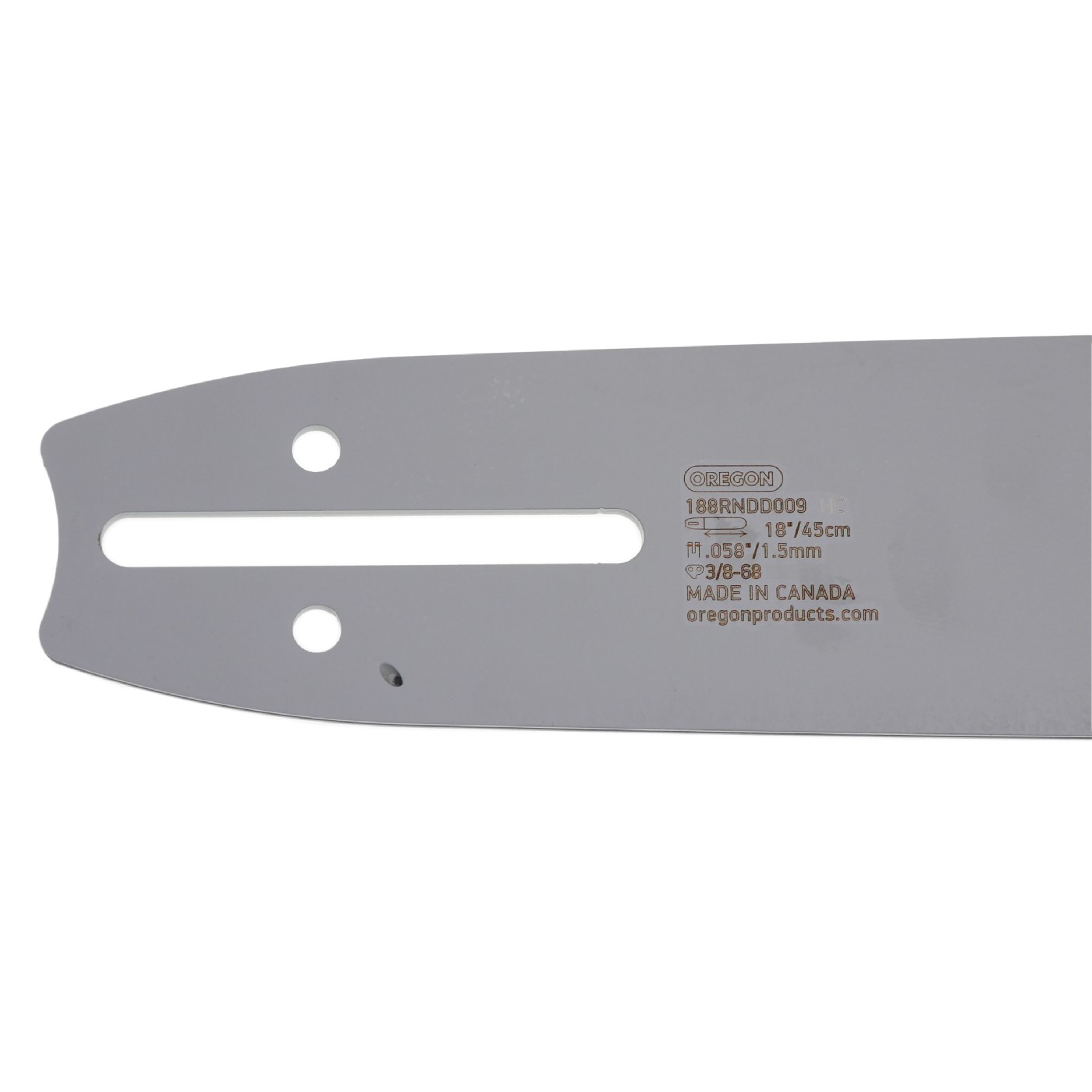 Oregon vodící lišta PowerCut 18" (45 cm) 3/8" .058" (1,5 mm) pro Husqvarna 61 66 266 268 272 365 372XP 281 298 380 385 585 Solo 665 670 681 Jonsered 2077 2171 Dolmar PS6400 Shindaiwa 285 577 Makita DCS6400 DCS7301