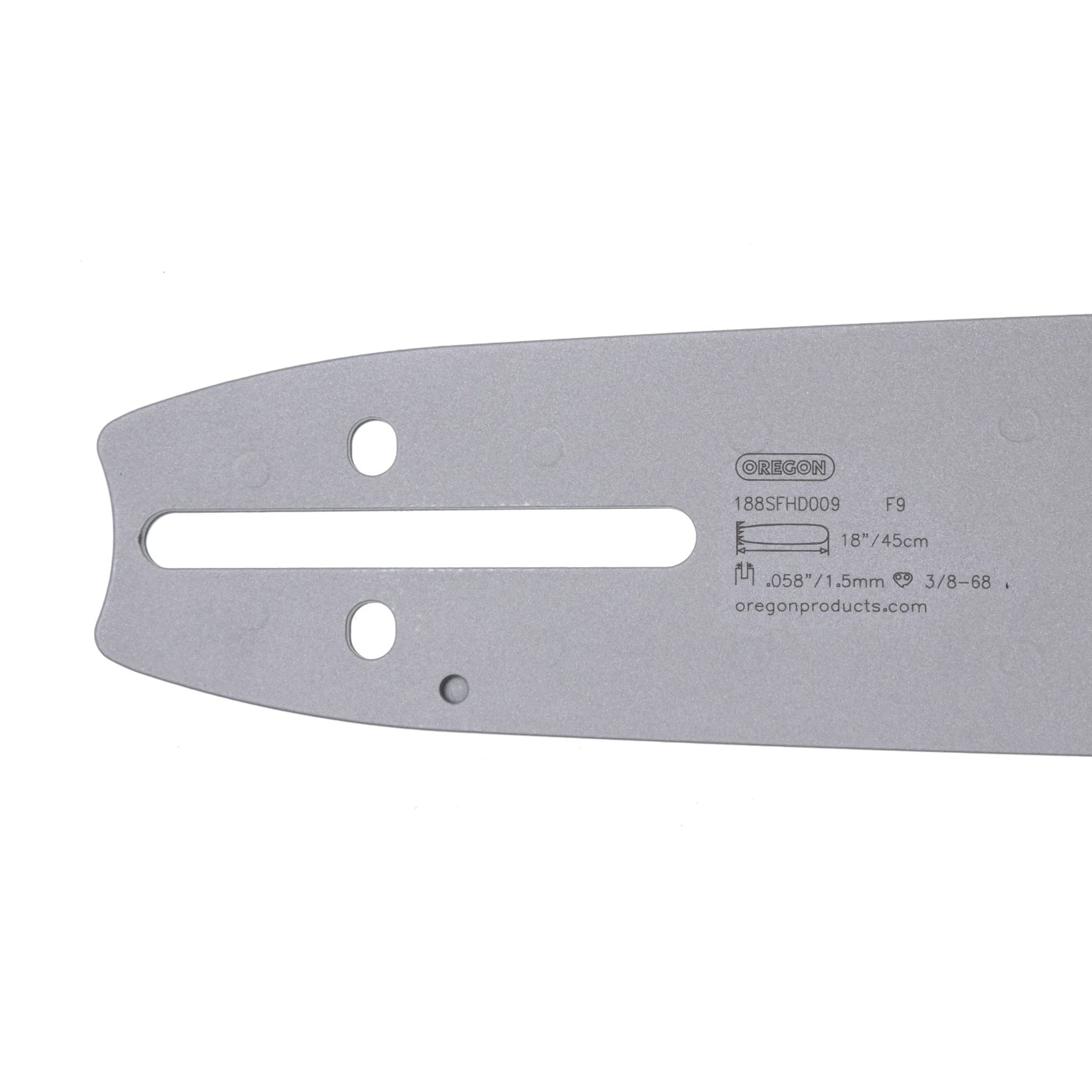 Oregon vodící lišta AdvanceCut 18" (45 cm) 3/8" .058" (1,5 mm) 188SFHD009 pro Husqvarna 61 66 266 268 272 365 372XP 281 298 380 385 585 Solo 665 670 681 Jonsered 2077 2171 Dolmar PS6400 Shindaiwa 285 577 Makita DCS6400 DCS7301