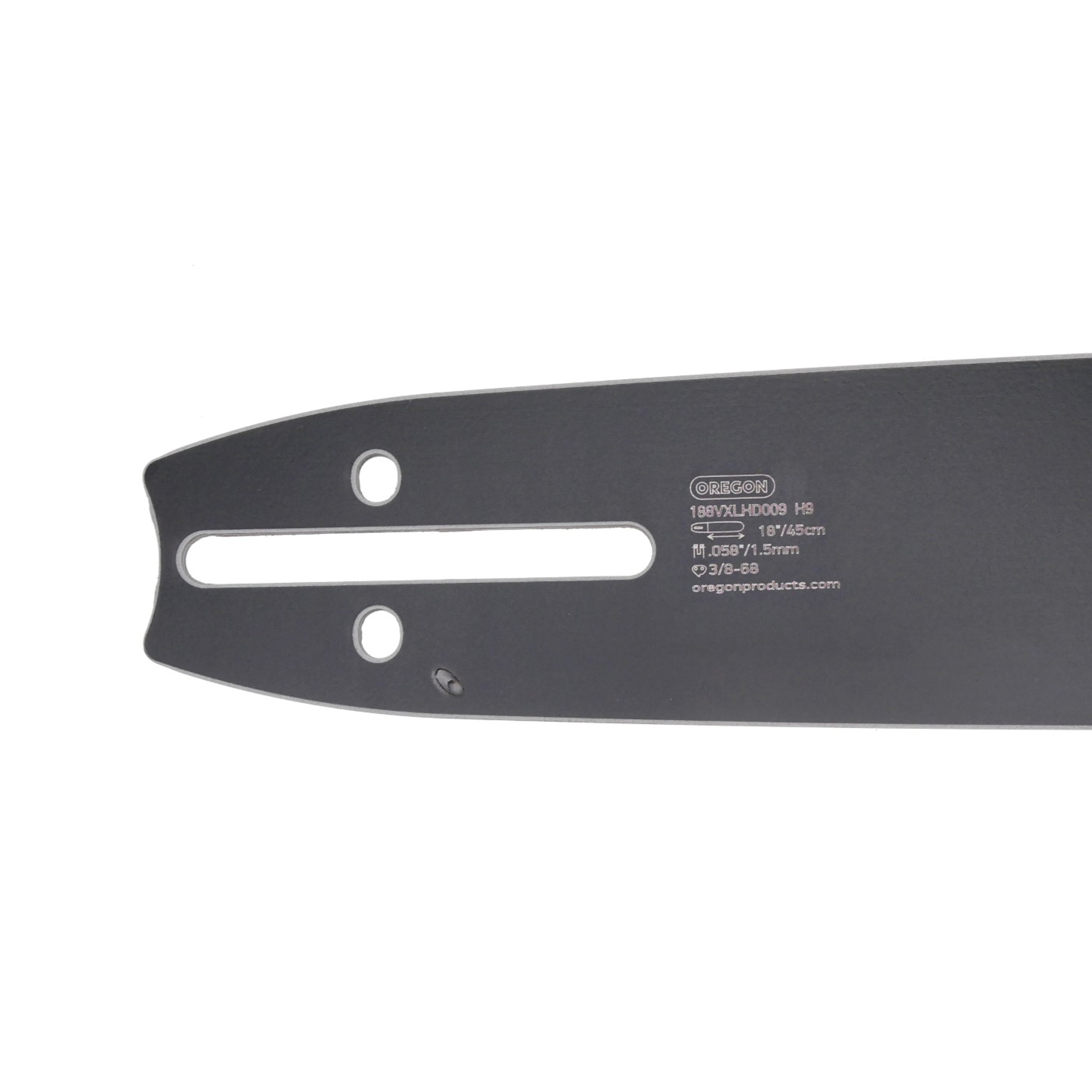 Oregon vodící lišta VERSACUT 18" (45 cm) 3/8" .058" (1,5 mm) pro Husqvarna 61 66 266 268 272 365 372XP 281 298 380 385 585 Solo 665 670 681 Jonsered 2077 2171 Dolmar PS6400 Shindaiwa 285 577 Makita DCS6400 DCS7301