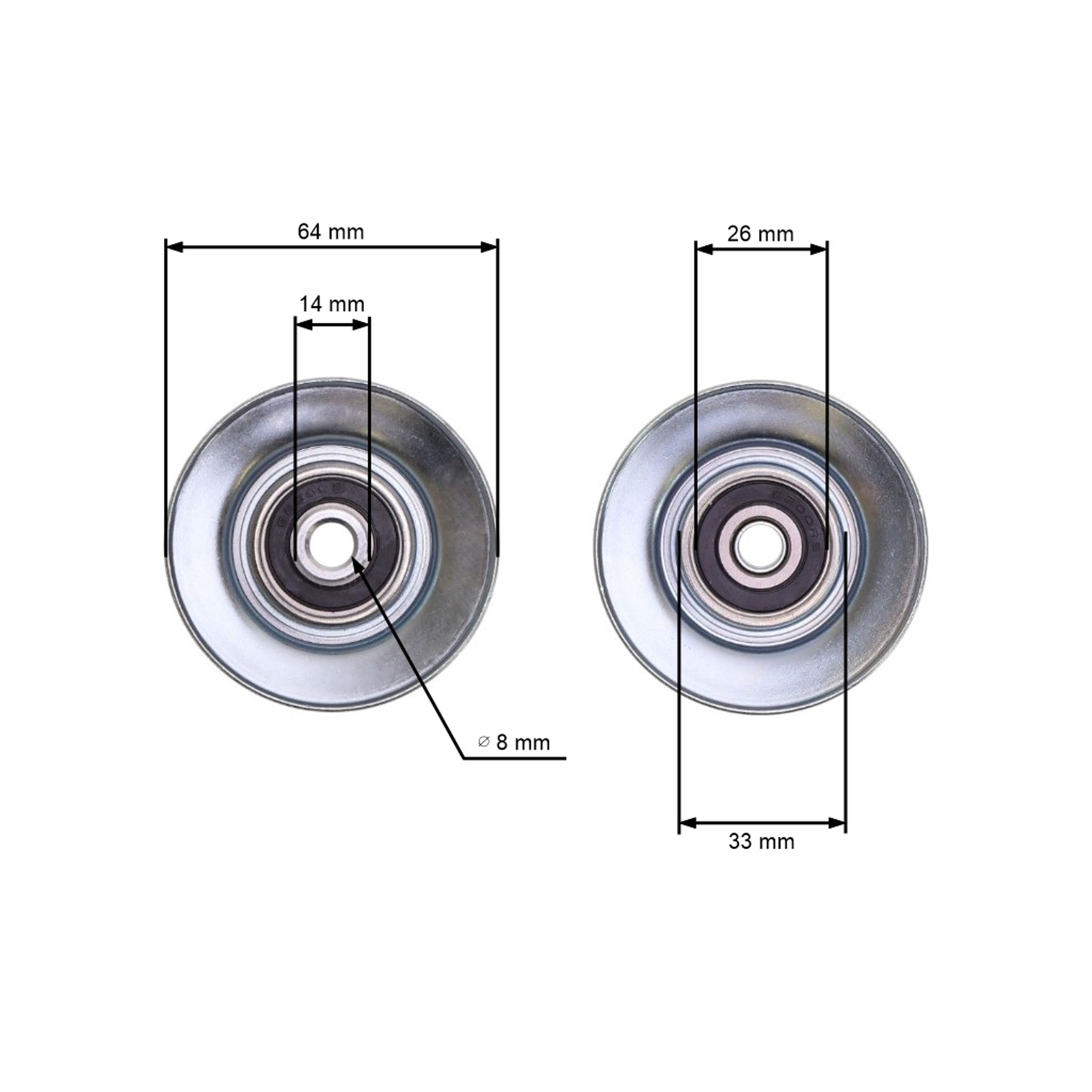 Napínací kladka klínového řemene pro zahradní traktory Husqvarna Partner Jonsered McCulloch Poulan Craftsman (OEM 532199534 532179050 532186007 532199532)