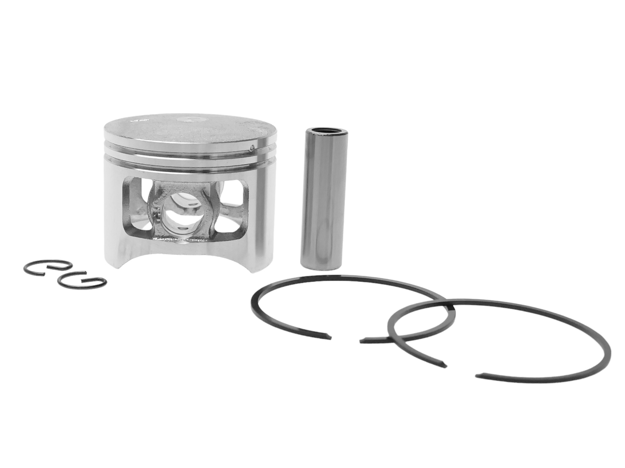 Kompletní píst 45,2 mm pro Čínské motorové pily a pily z hobbymarketů s obsahem motoru 58 ccm