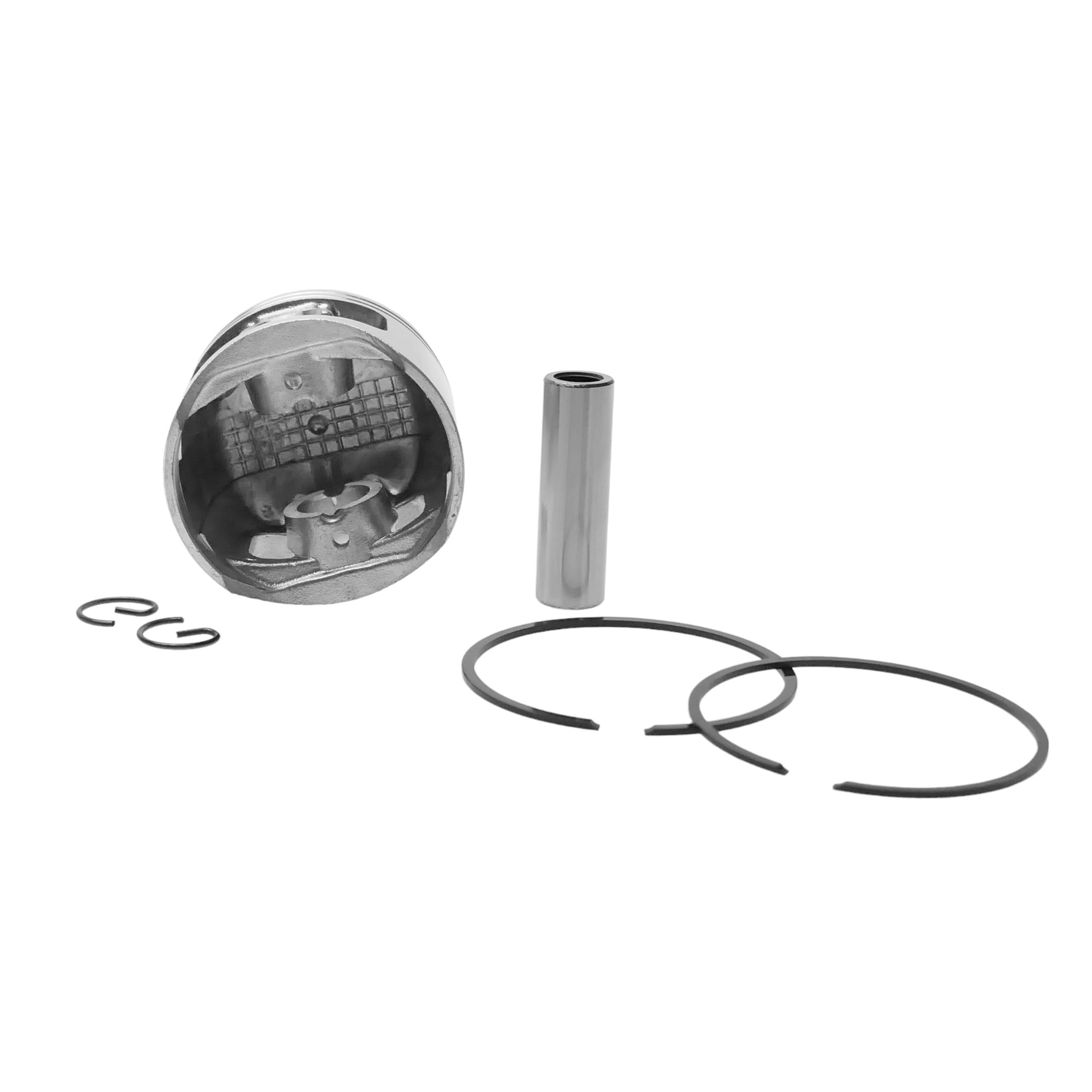 Kompletní píst 45,2 mm pro Čínské motorové pily a pily z hobbymarketů s obsahem motoru 58 ccm