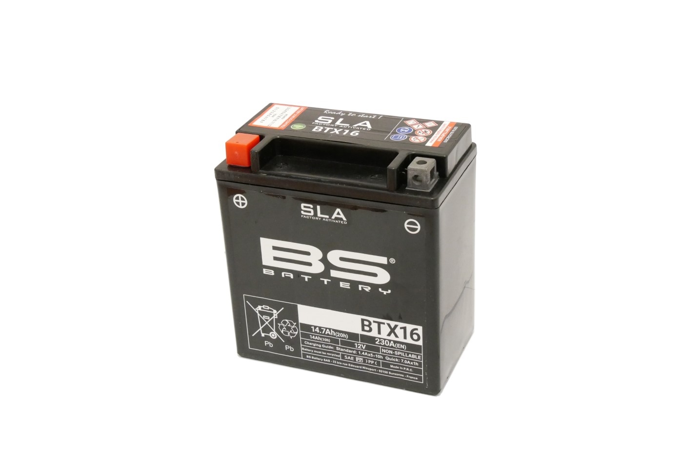 Akumulátor gelový rozměr 150 mm x 87 mm x 161 mm 12V 14,7Ah Levý plus