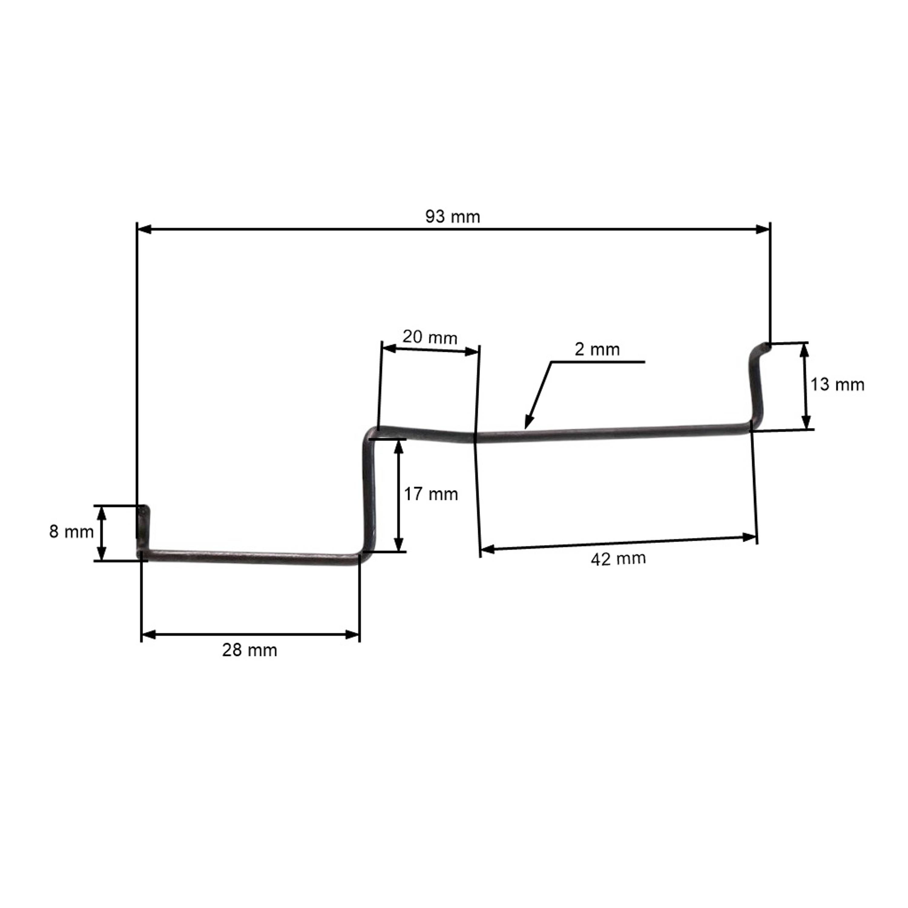 HS PARTS táhlo plynu pro motorové pily Stihl 017 018 MS170 MS180 (11301821502)