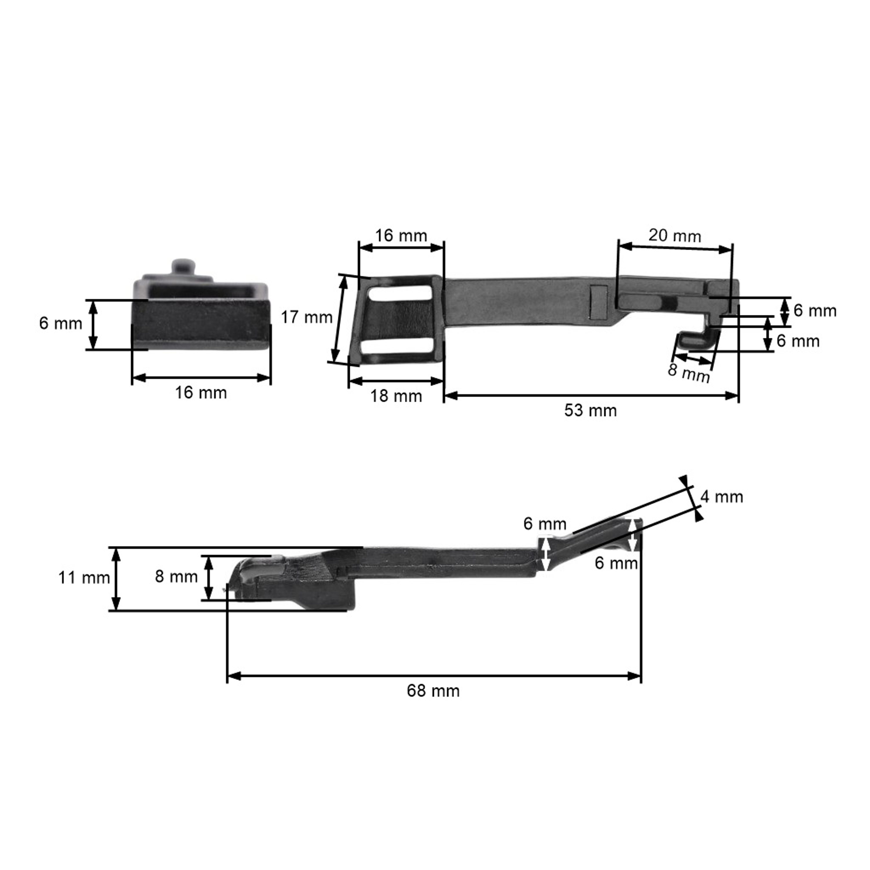 Táhlo sytiče pro motorové pily Husqvarna 120 Mark II 230 235 236 240 Jonsered CS2234 CS2238 McCulloch CS340 CS380 (OEM 545061601)