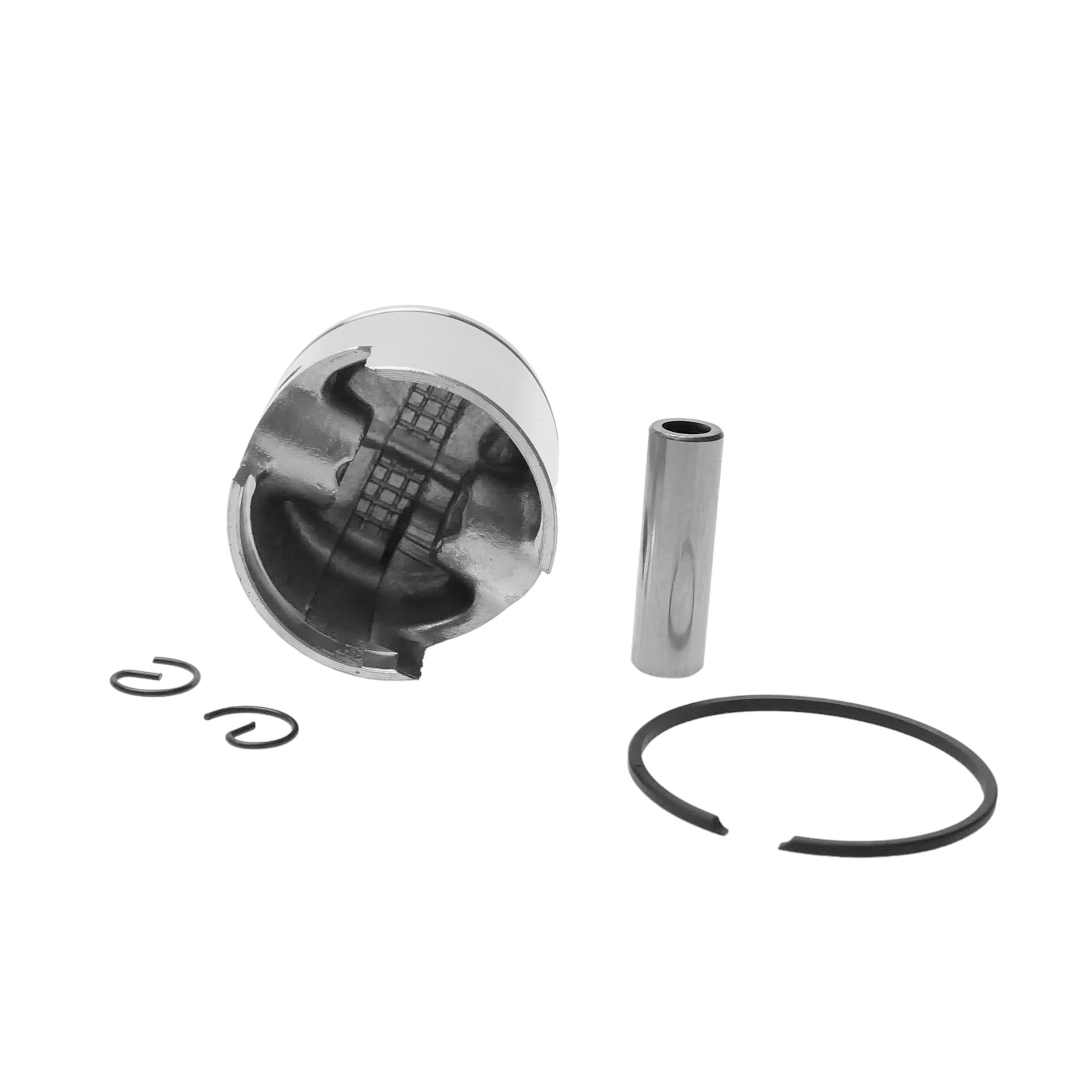 Kompletní píst 34 mm pro Čínské motorové pily a pily z hobbymarketů s obsahem motoru 25 ccm