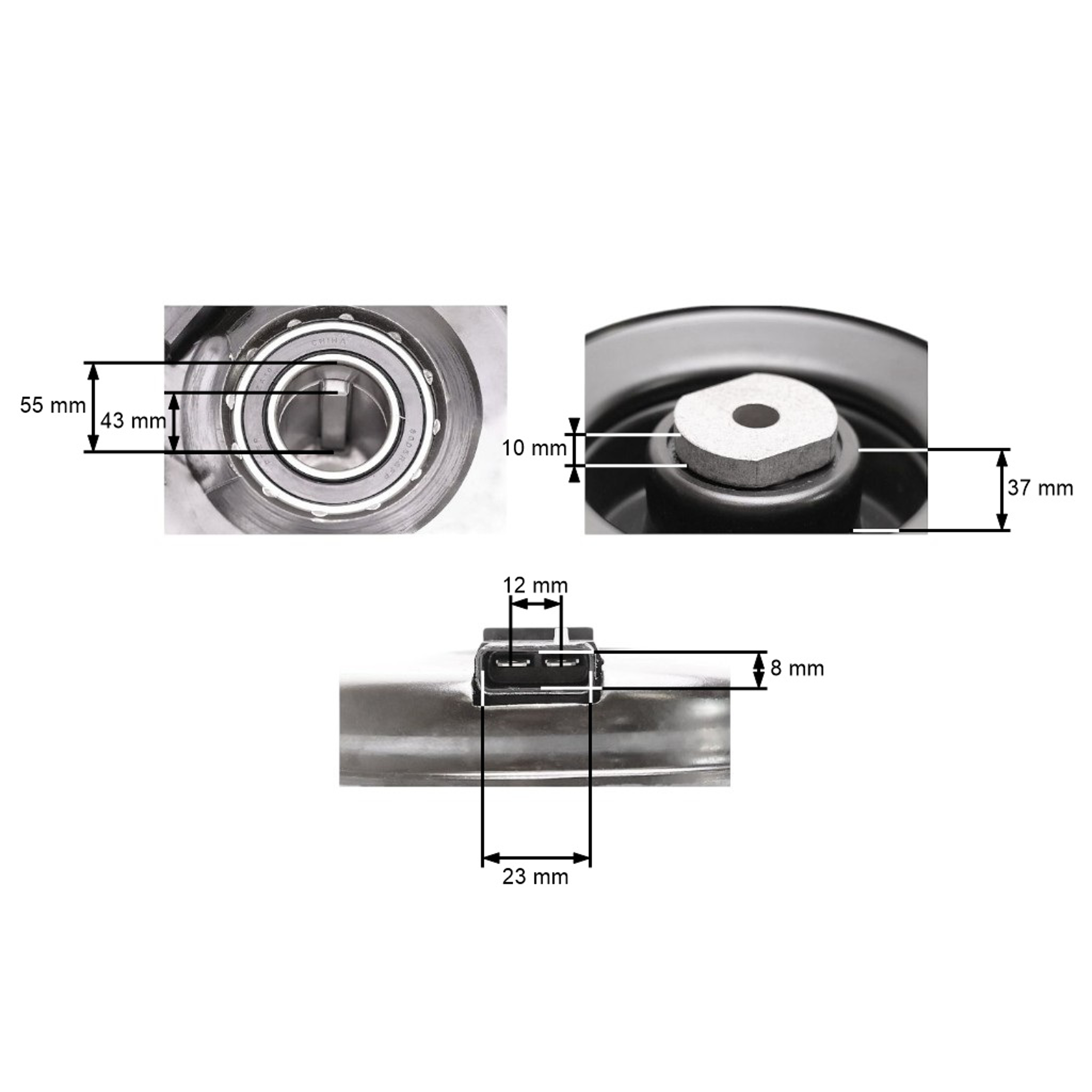 Elektromagnetická spojka pro zahradní traktory Alko T18 T20 Stihl Viking MT4097 MT4112 MT4412 MT6112 MT6127 originální díl Warner (OEM 521736 521684 61701602010)