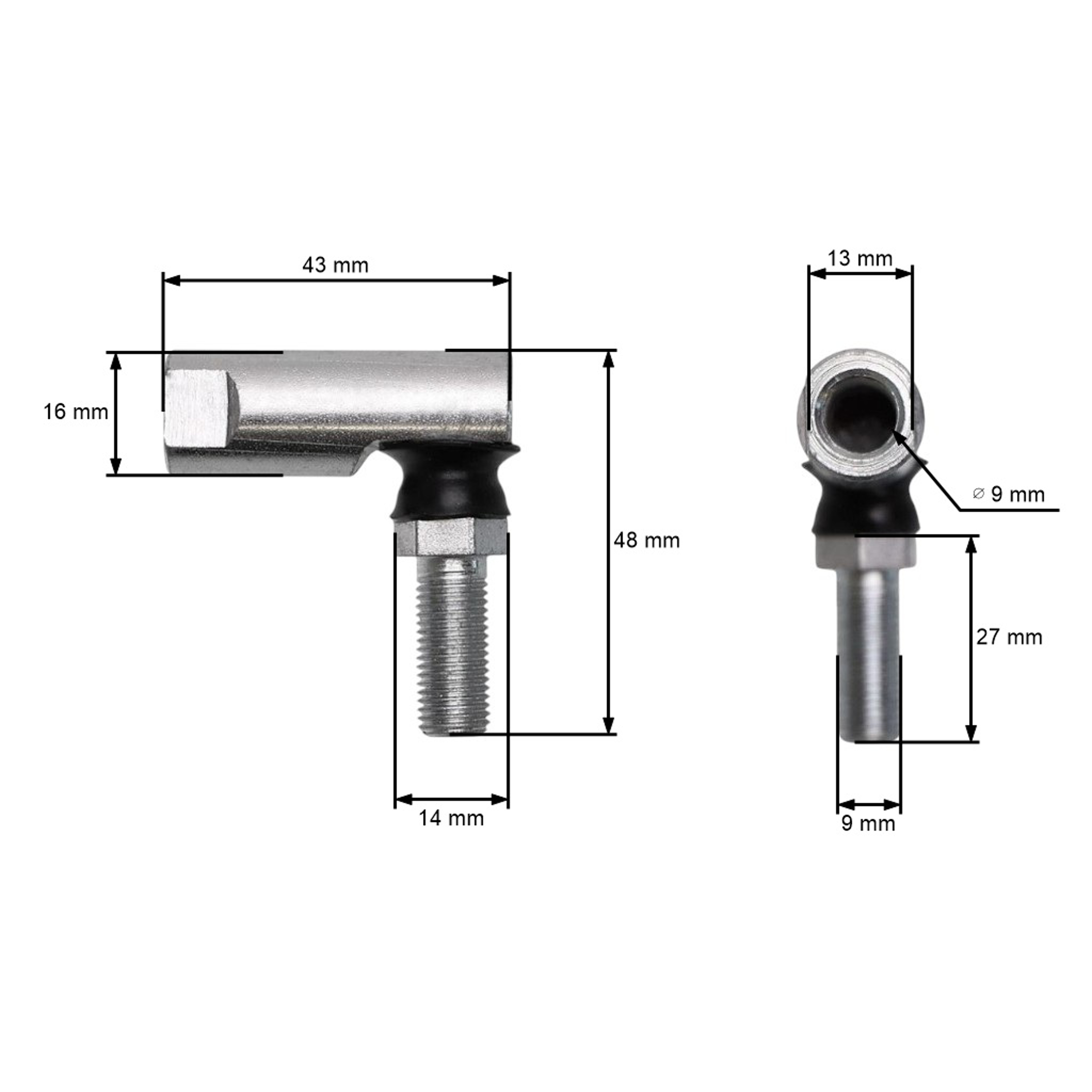Koncovka čepu řízení pro zahradní traktory MTD Murray Snaper Simplicity Toro (OEM 723-0156 48448)