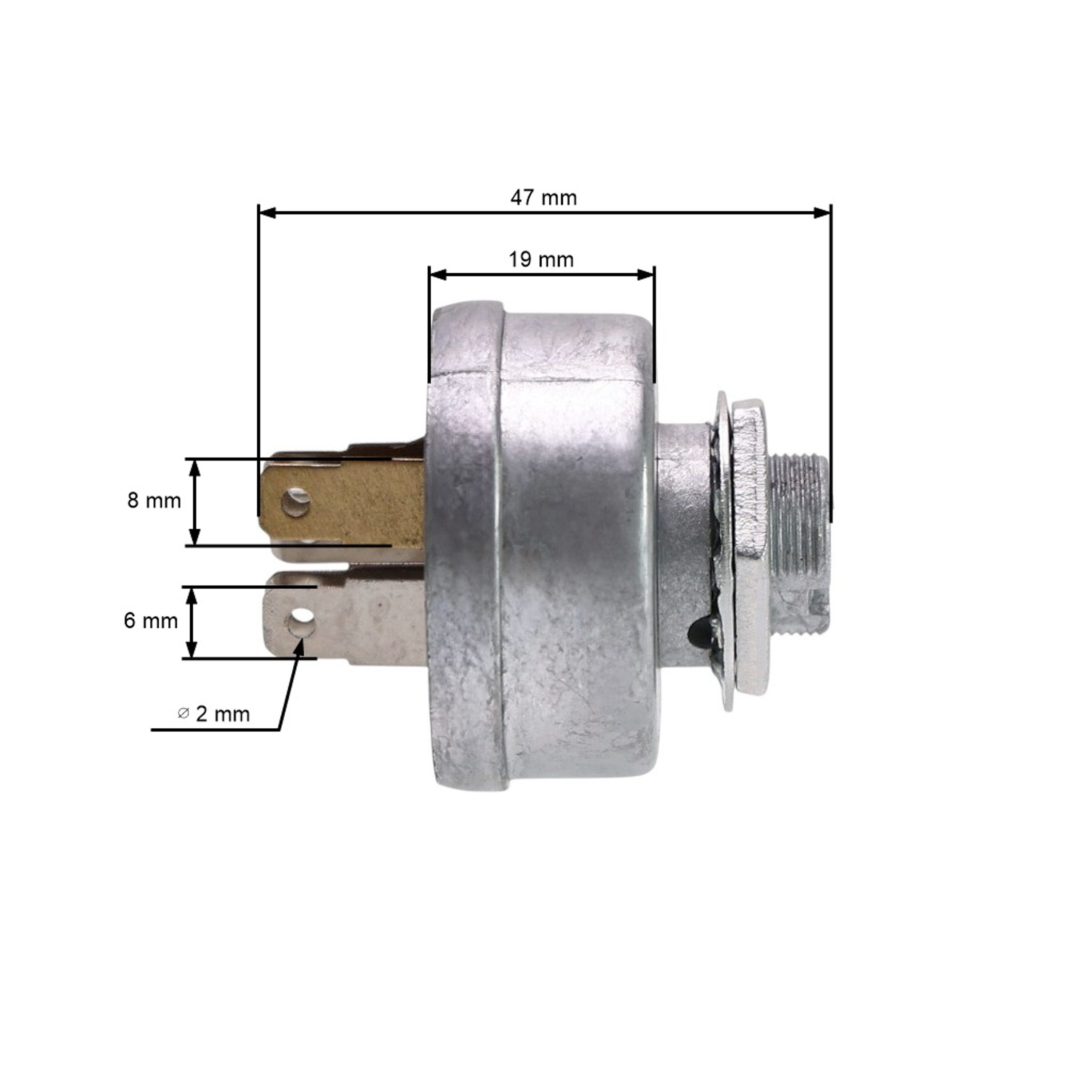 Spínací skříňka pro zahradní traktory Husqvarna Partner Stiga John Deere Honda Toro AL-KO Cub Cadet Jonsered Murray (OEM 135798 725-0267 532125104 532365402)