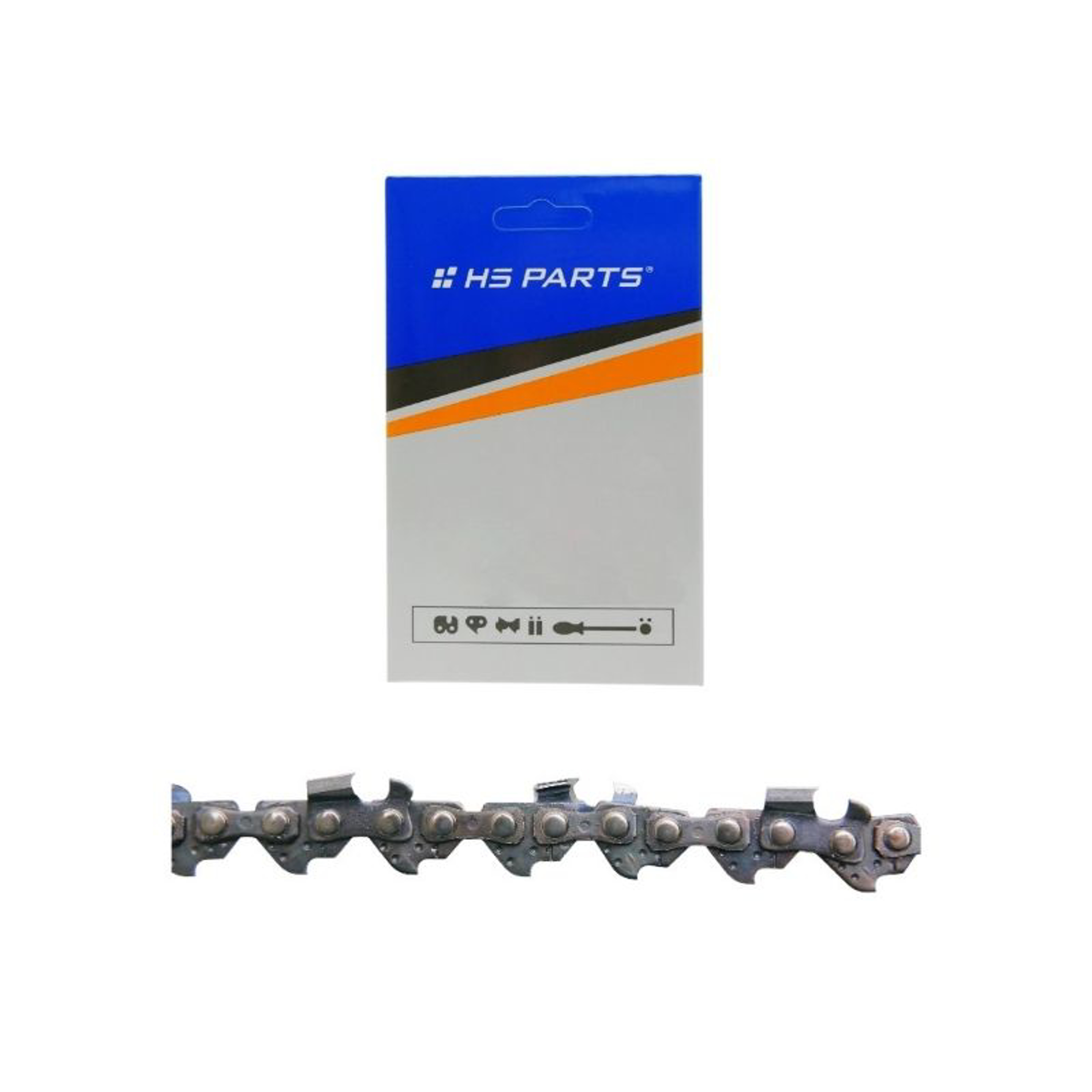 HS PARTS pilový řetěz 1/4" .043" (1,1 mm) 28 článků hranatý zub pro Stihl GTA26