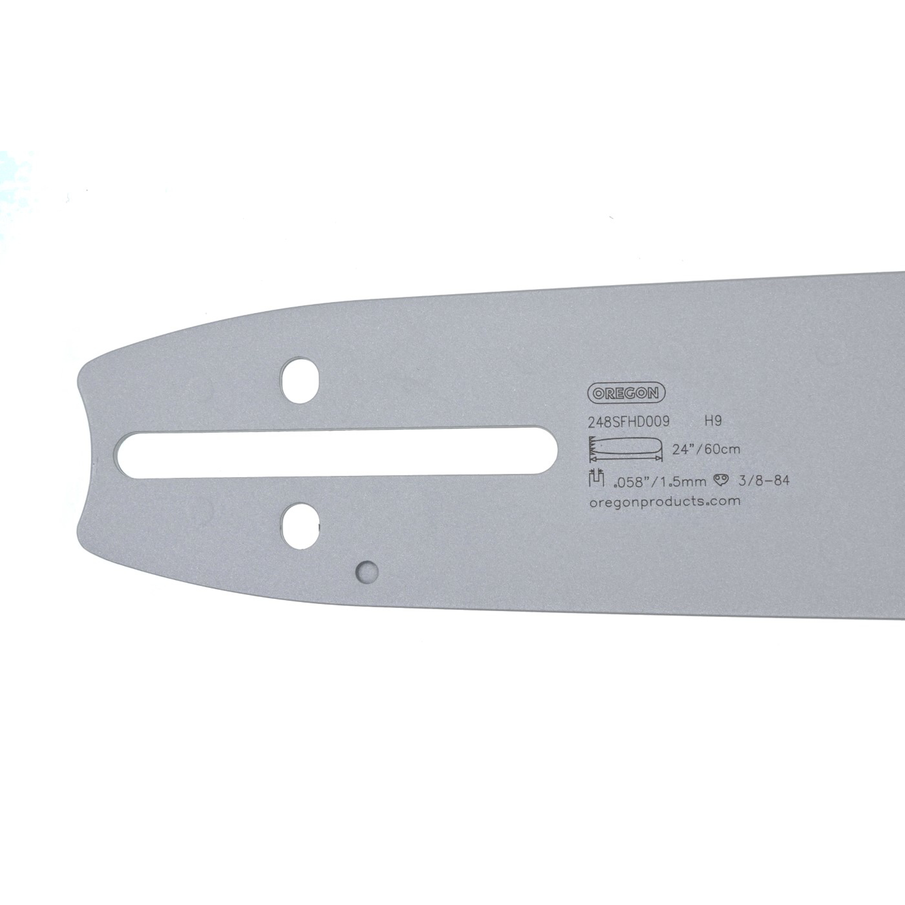 Oregon vodící lišta ADVANCECUT 24" (60 cm) 3/8" .058" (1,5 mm) pro Husqvarna 61 66 266 268 272 365 372XP 281 298 380 385 585 Solo 665 670 681 Jonsered 2077 2171 Dolmar PS6400 Shindaiwa 285 577 Makita DCS6400 DCS7301