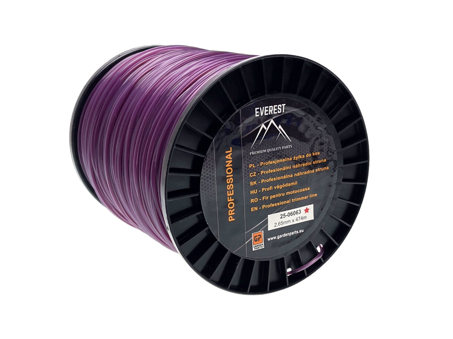 HS Parts žací struna pro křovinořezy tvar hvězda 2,65 mm x 474 m