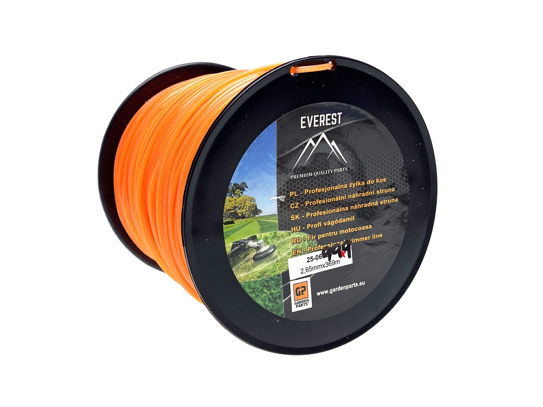Žací struna pro křovinořezy tvar hvězda 2,65 mm x 369 m