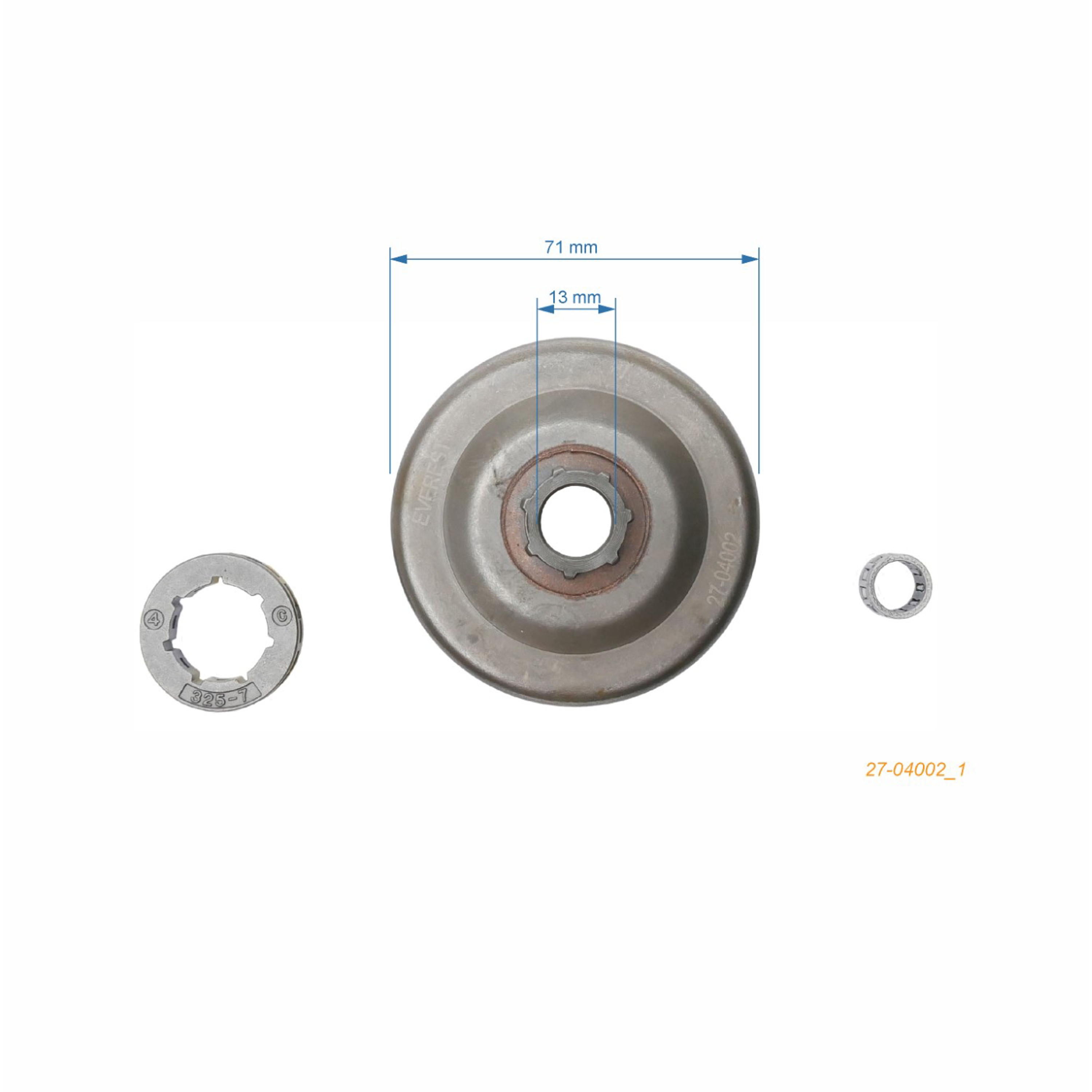 HS Parts řetězka .325" 7 zubů pro motorové pily Stihl 026 MS260 MS260C MS270 MS270C MS280 MS280C (OEM 11210071037)