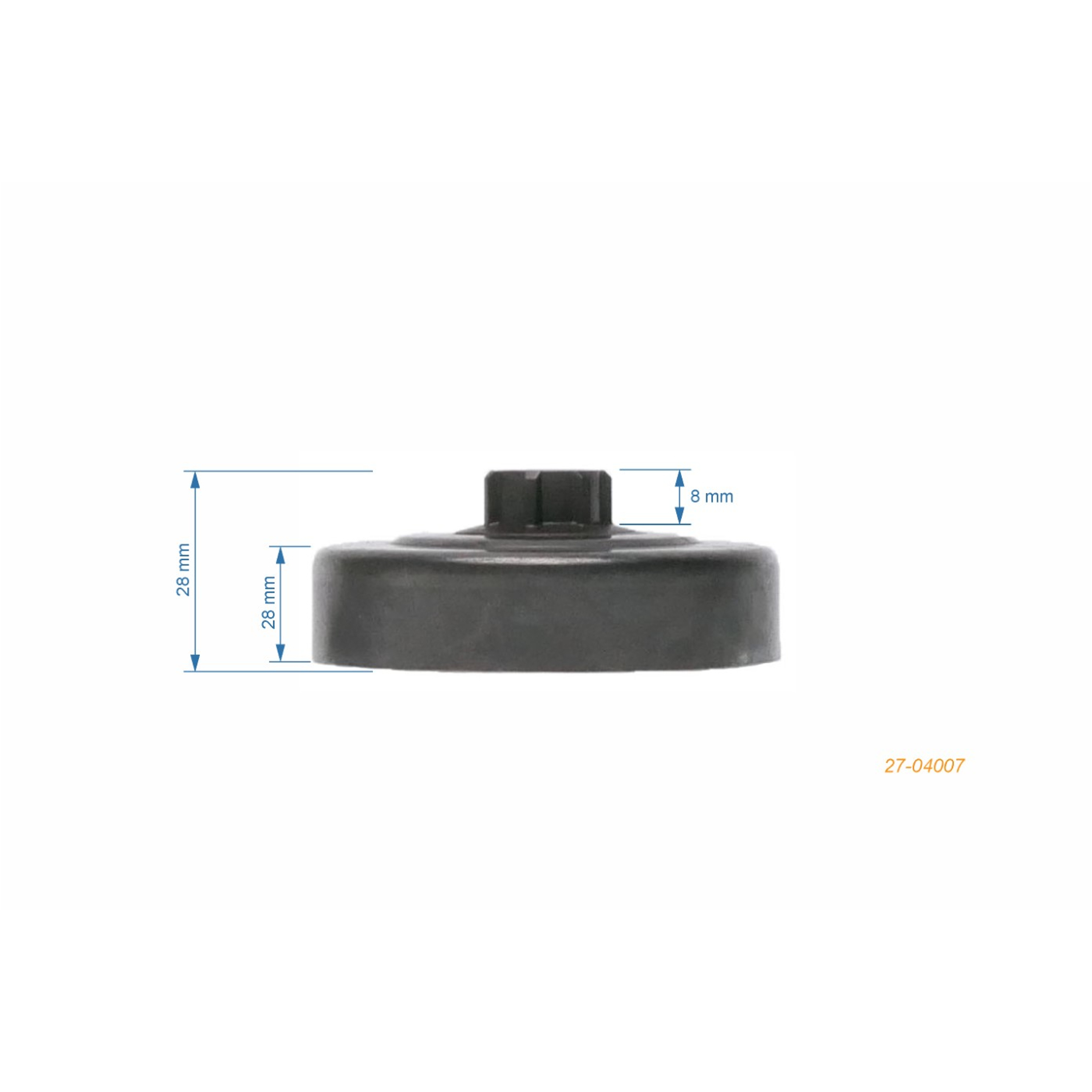 Řetězka 3/8" 7 zubů s výměným prstýnkem pro motorové pily Stihl 017 018 021 023 025 MS170 MS180 MS210 MS230 MS250 (OEM 11236402003)