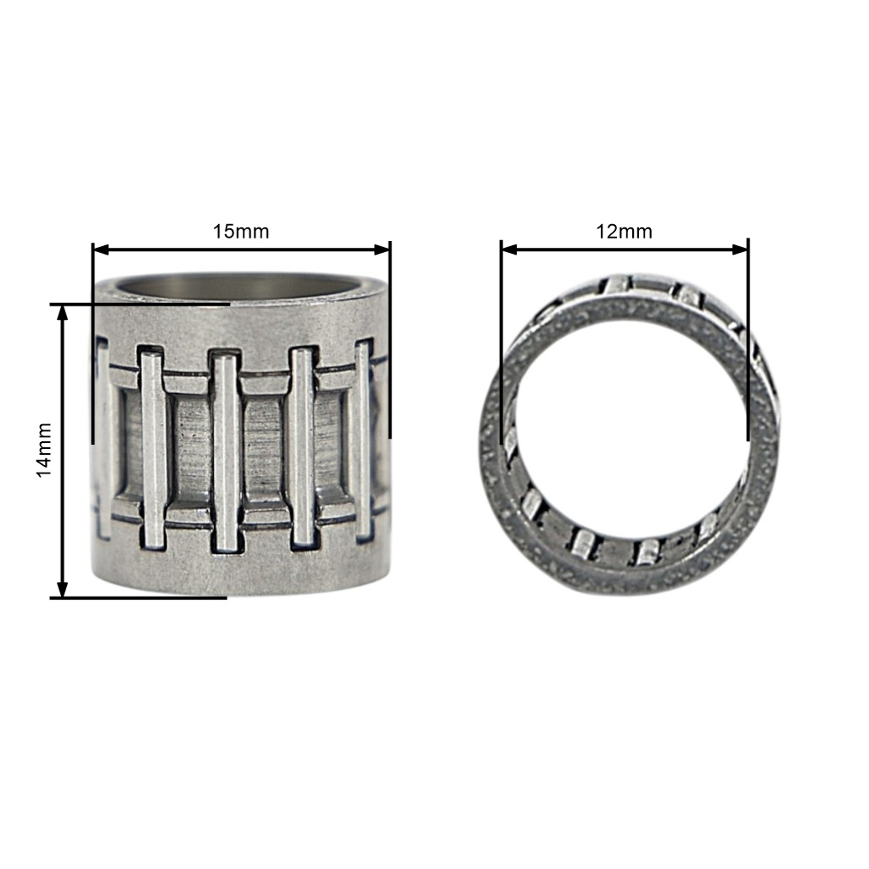 Jehlové ložisko řetězky 15 mm x 14 mm x 11 mm pro čínské motorové pily obsah motoru 45 ccm 52 ccm 58 ccm