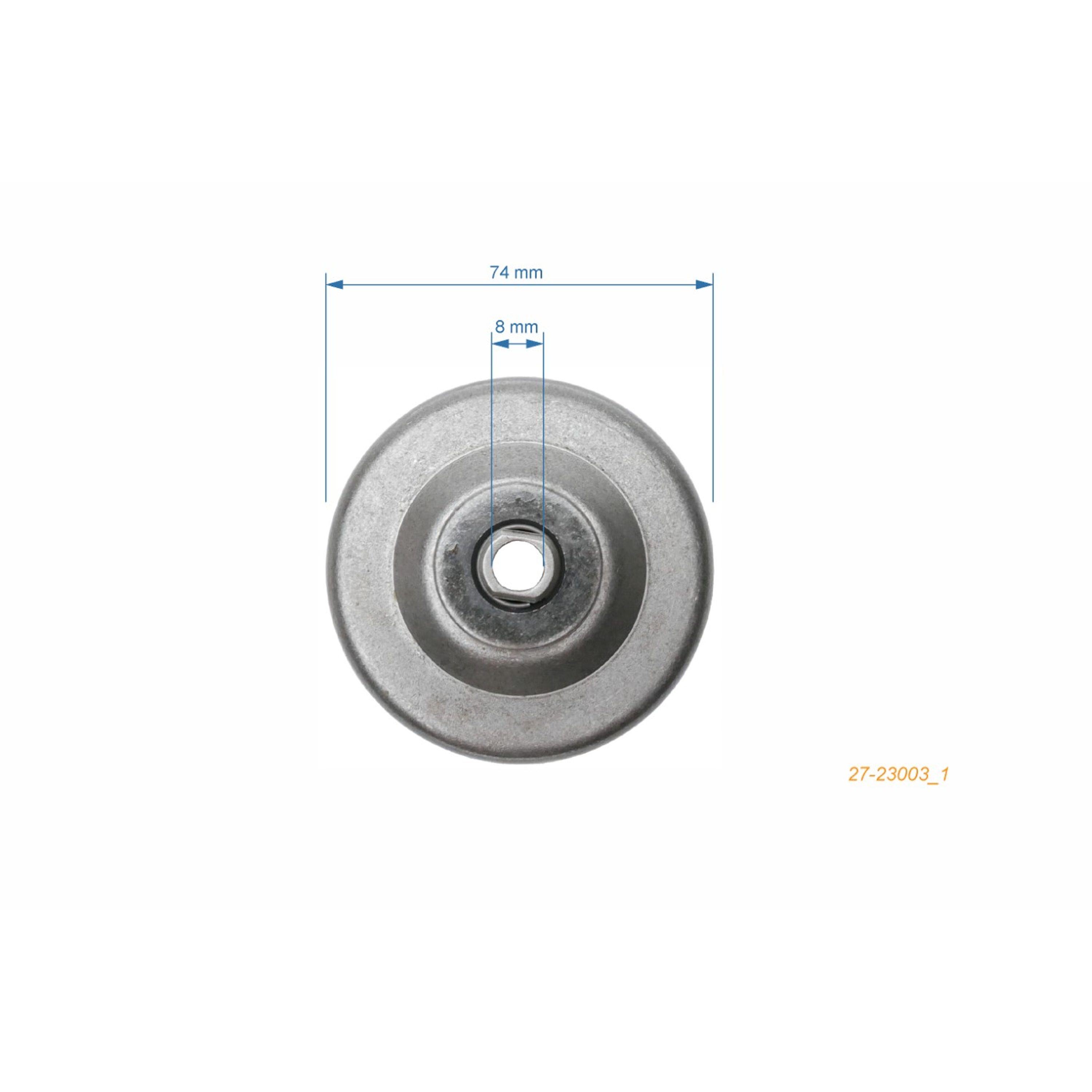 Řetězka 3/8 6 zubů pro motorové pily Dolmar ES153 ES163 ES173 ES183 ES2130 ES2135 ES2140 Makita UC 3030 UC3051 UC 3551 (OEM 226223112 1253317)