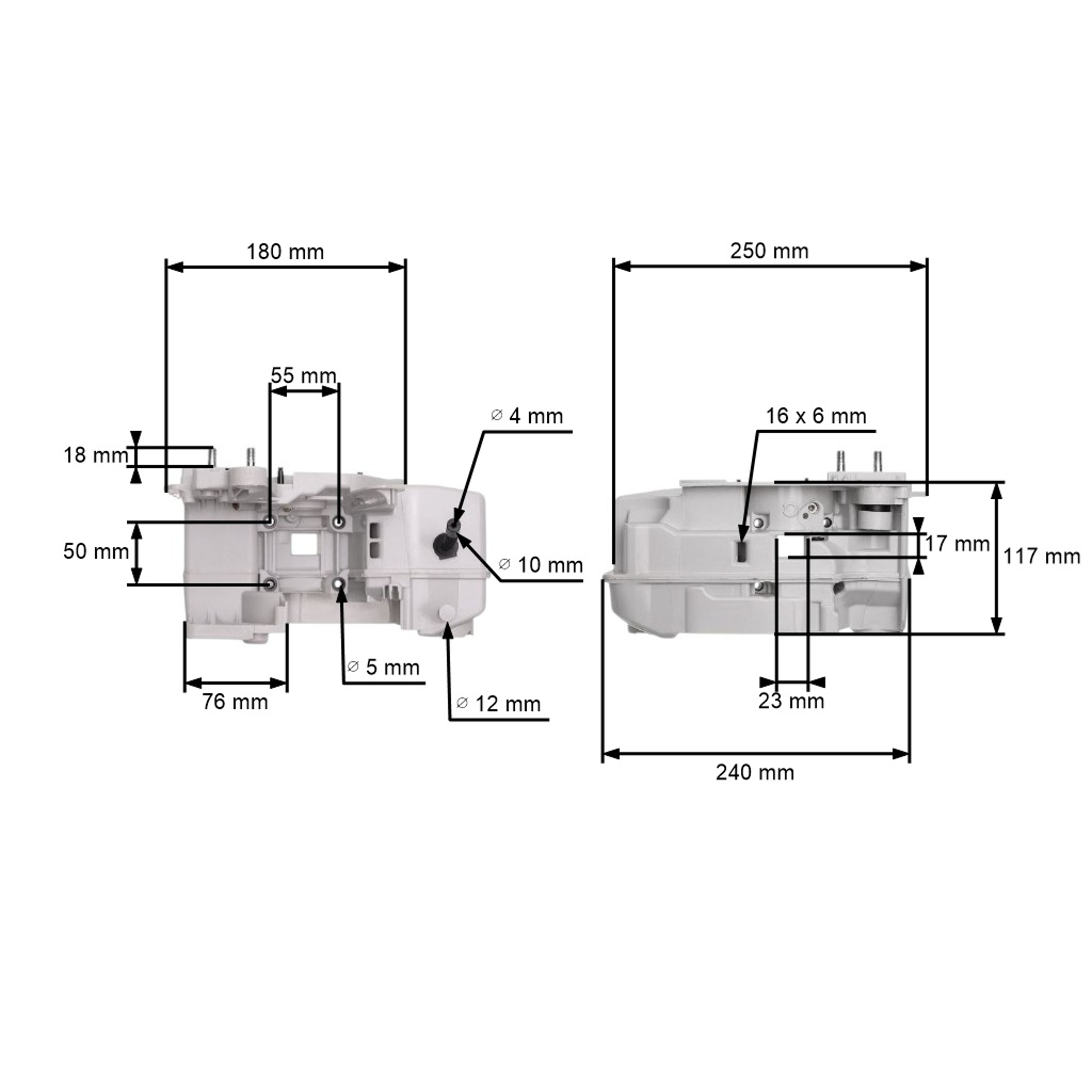 Kliková skříň pro motorové pily Stihl 021 023 025 MS210 MS230 MS250 (OEM 11230203033)