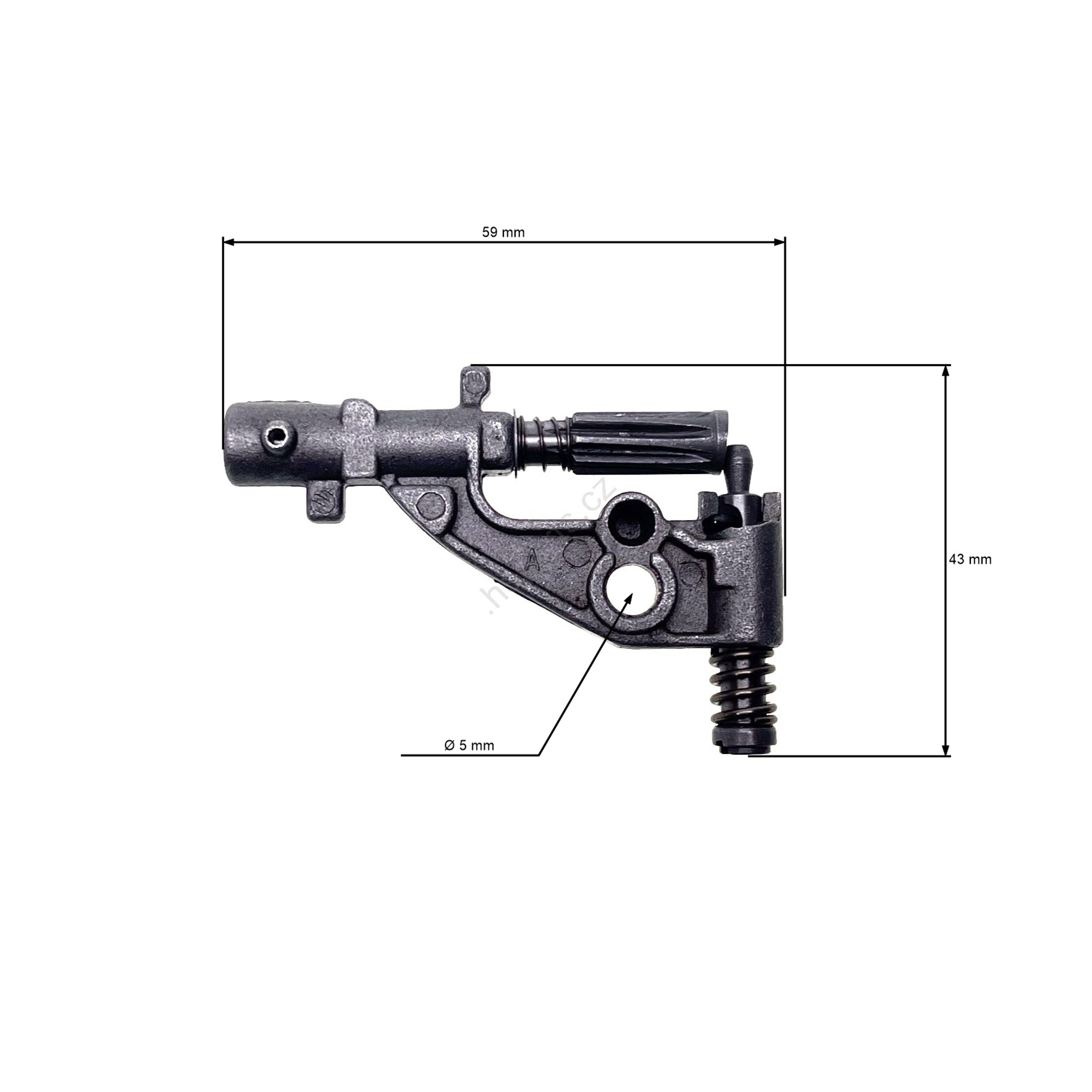 HS Parts Olejové čerpadlo pro motorové pily Husqvarna 340 345 346XP 350 351 353 T540 XP Jonsered 2141 2145 2149 CS2145 CS2149 CS2153 (OEM 544180103 503891701)