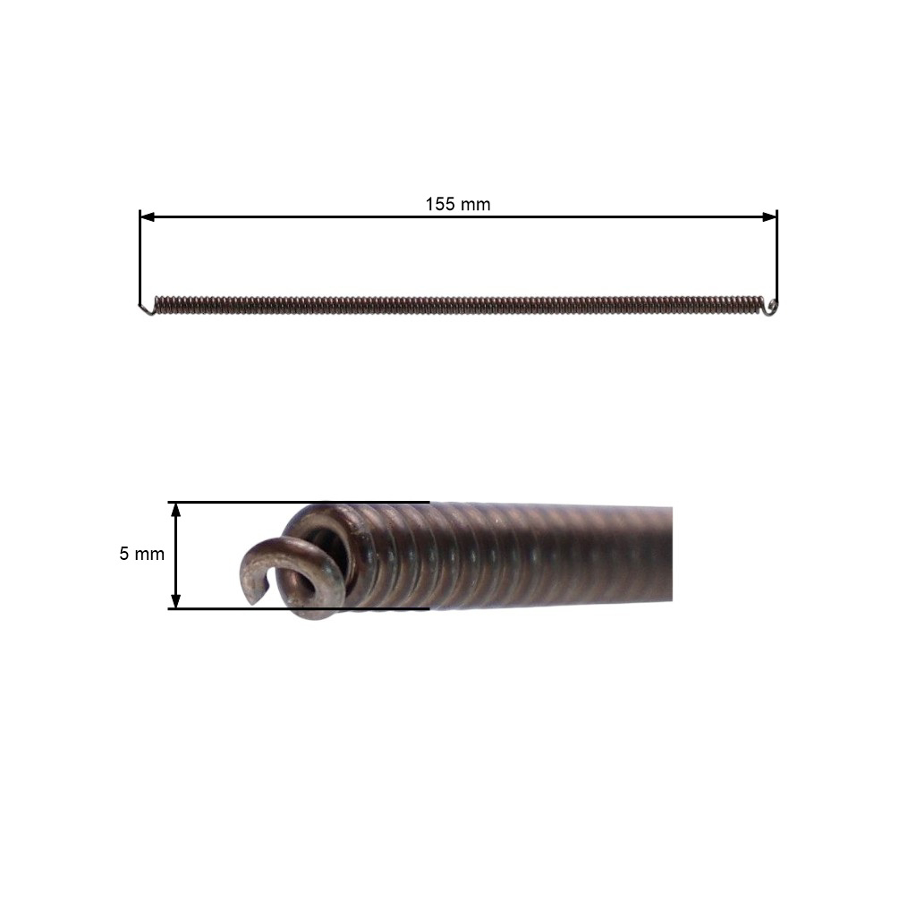 HS Parts pružina spojky pro čínské motorové pily obsah motoru 45 ccm 52 ccm 58 ccm