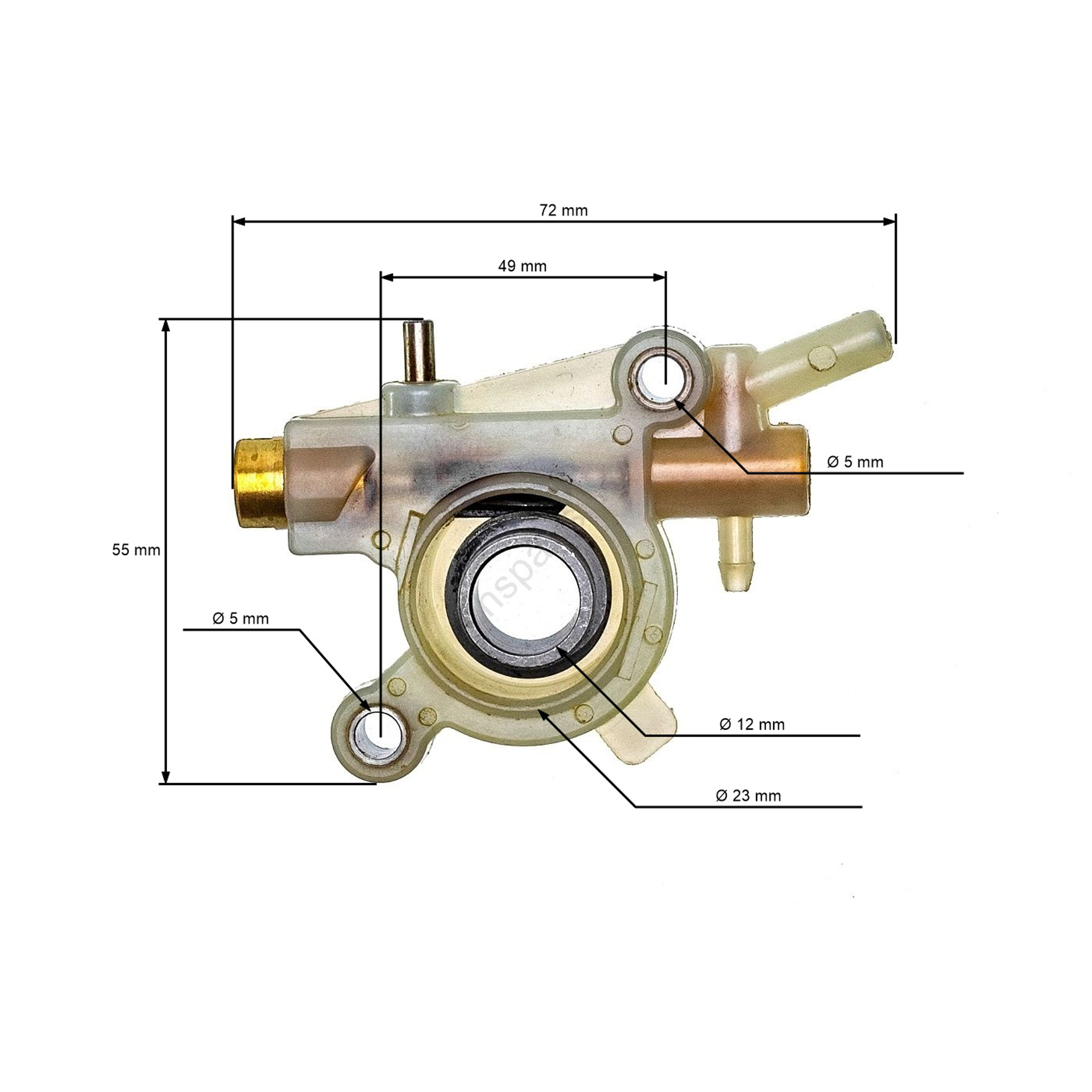 Olejové čerpadlo pro motorové pily Alpina Castor GGP Stiga Castelgarden (OEM 8251590)