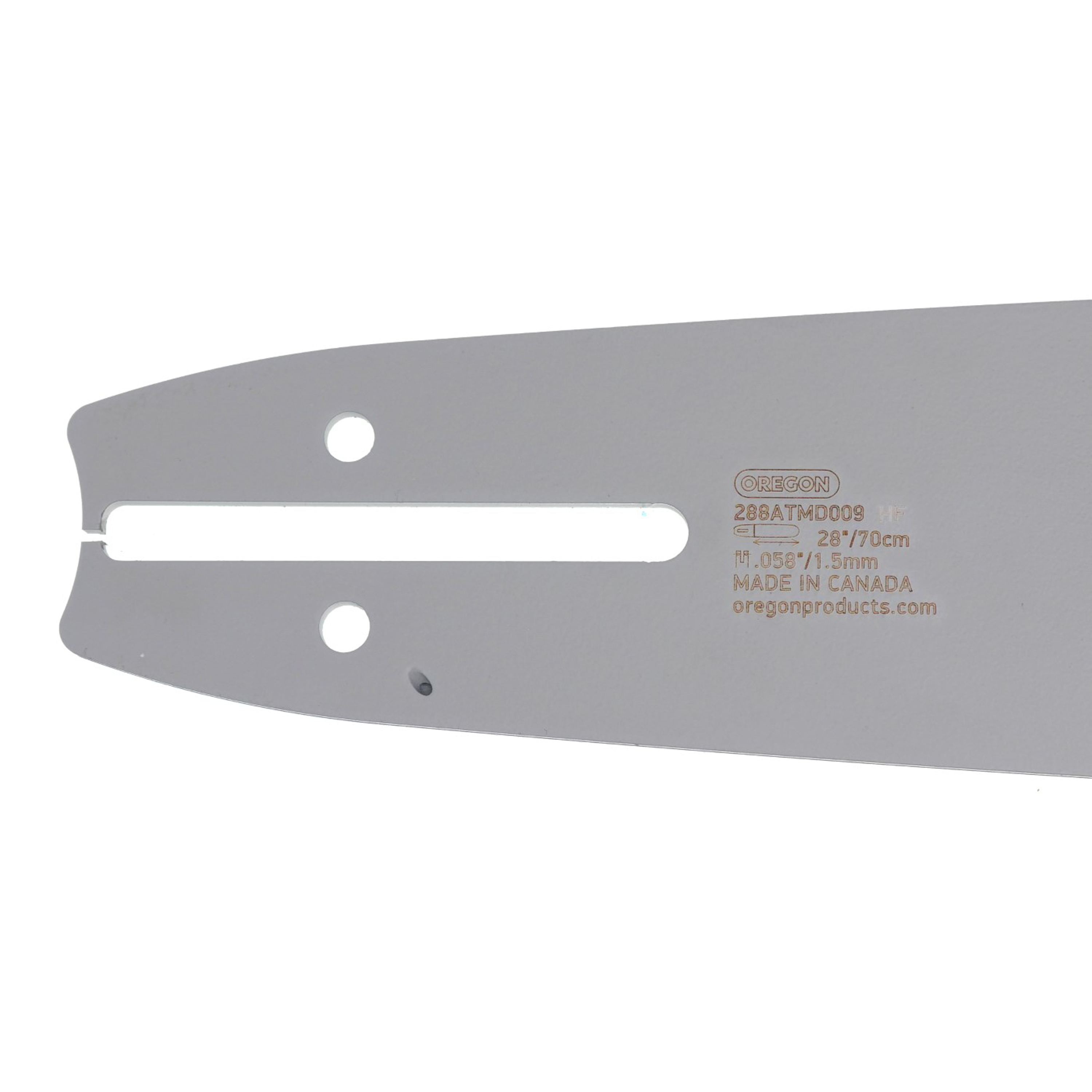 Oregon vodící lišta DuraCut 28" (70 cm) .325" 3/8" .404" .058" (1,5 mm) 288ATMD009 pro Husqvarna 61 66 266 268 272 365 372XP 281 298 380 385 585 Solo 665 670 681 Jonsered 2077 2171 Dolmar PS6400 Shindaiwa 285 577 Makita DCS6400 DCS7301
