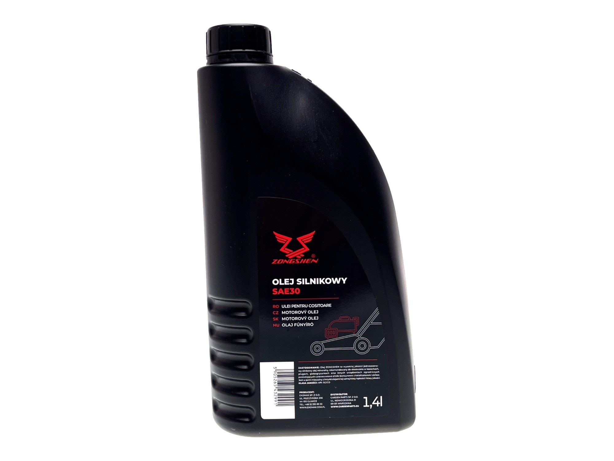 Zongshen motorový olej pro motorové sekačky zahradní traktory a jiné čtyřtaktní motory SAE 30 1,4 L