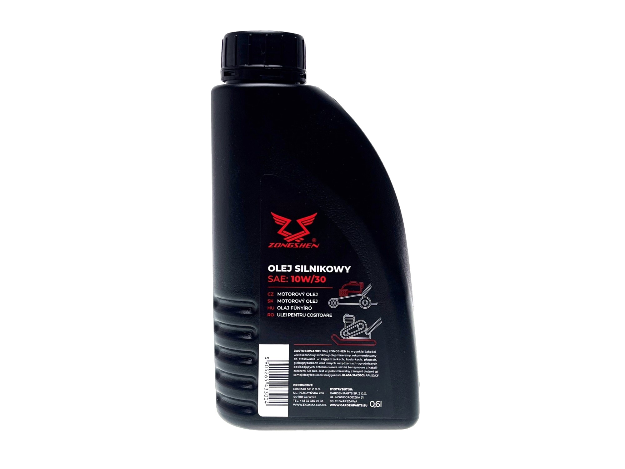 Zongshen motorový olej pro motorové sekačky zahradní traktory a jiné čtyřtaktní motory 10W30 SJ/CF 0,6 L