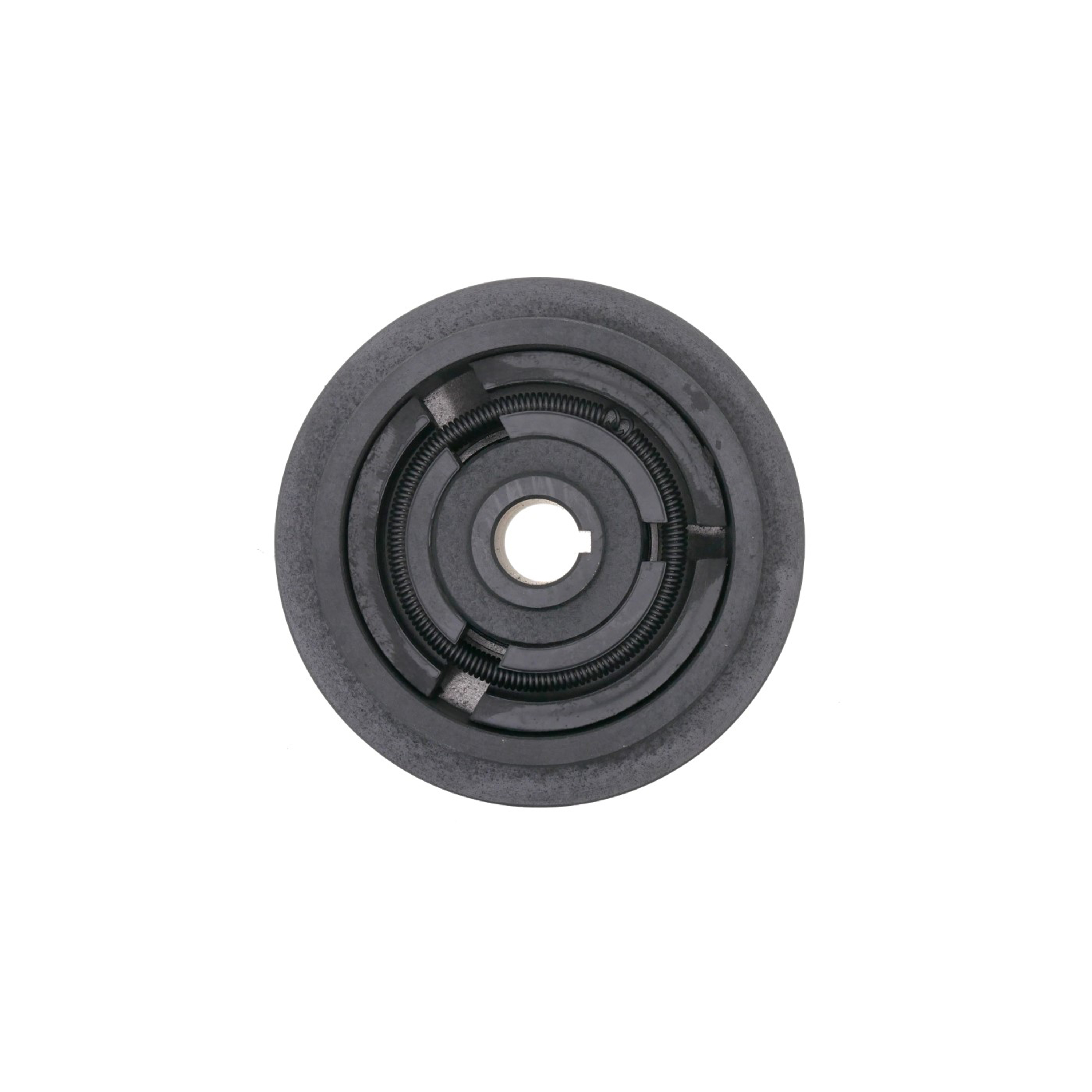 Spojka pro motorové kultivátory vnější průměr 128 mm x průměr otvoru 20 mm na 2 klínové řemeny 13 mm