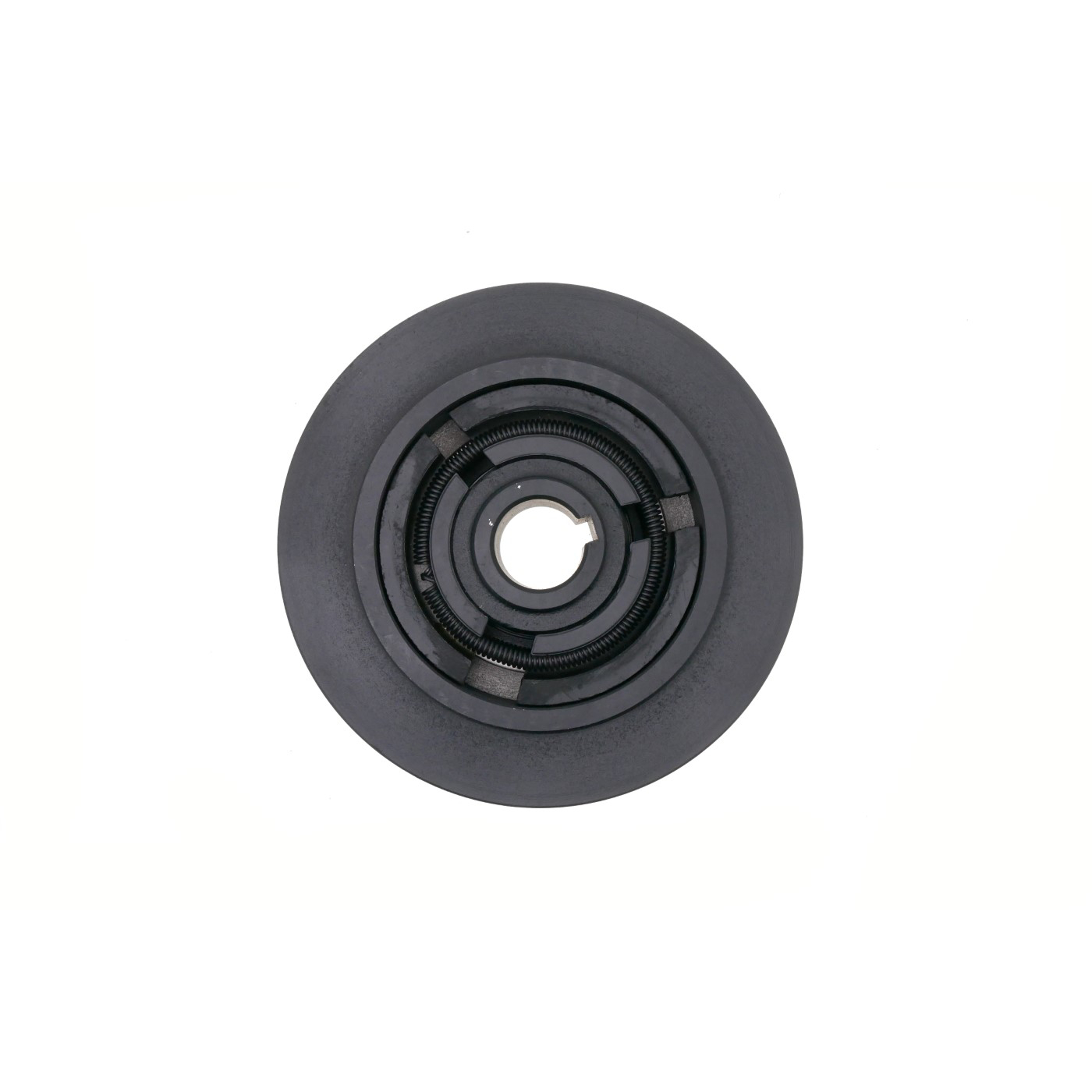 Spojka pro motorové kultivátory vnější průměr 148 mm x průměr otvoru 25 mm na 2 klínové řemeny 17 mm
