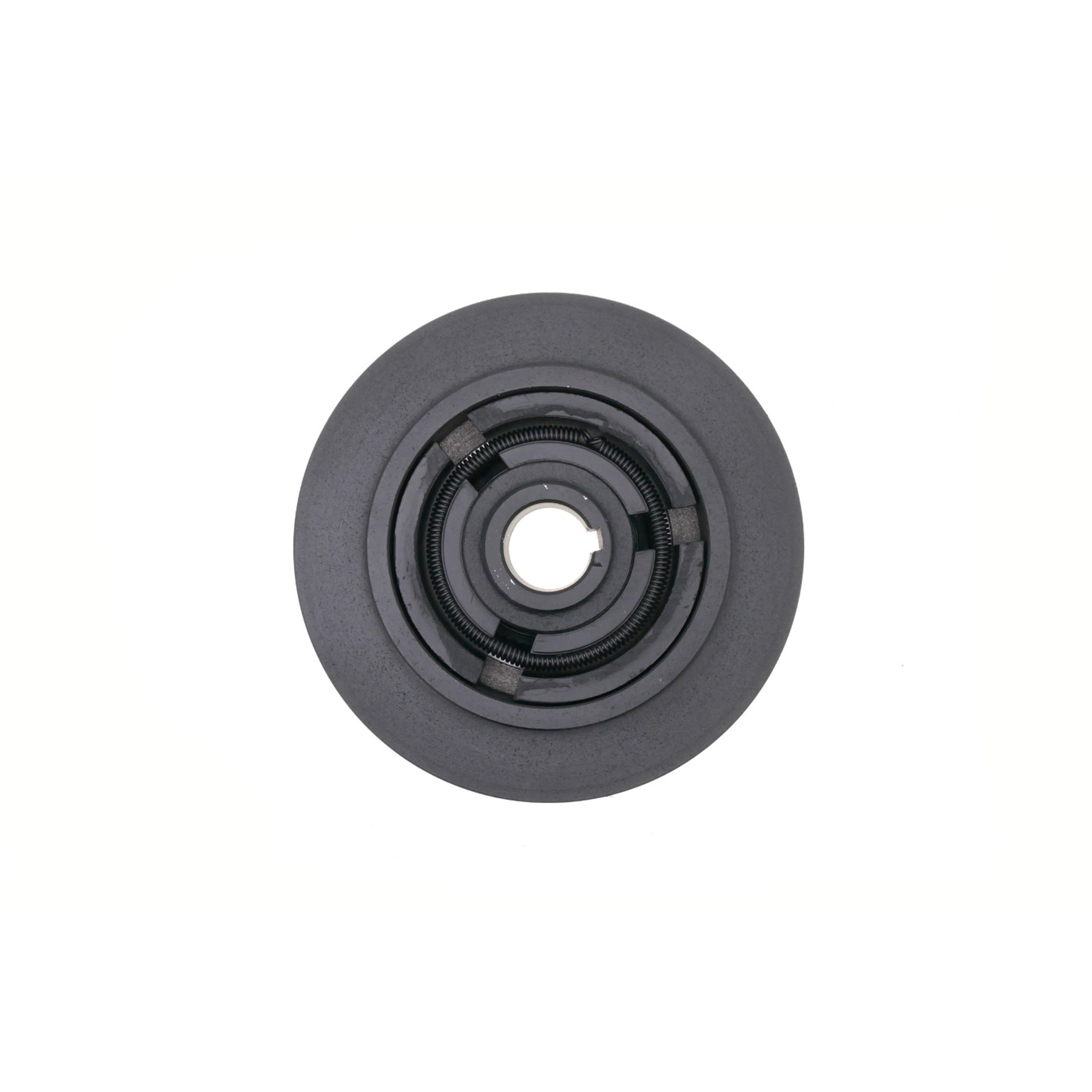 Spojka pro motorové kultivátory vnější průměr 148 mm x průměr otvoru 25,4 mm na 2 klínové řemeny 17 mm