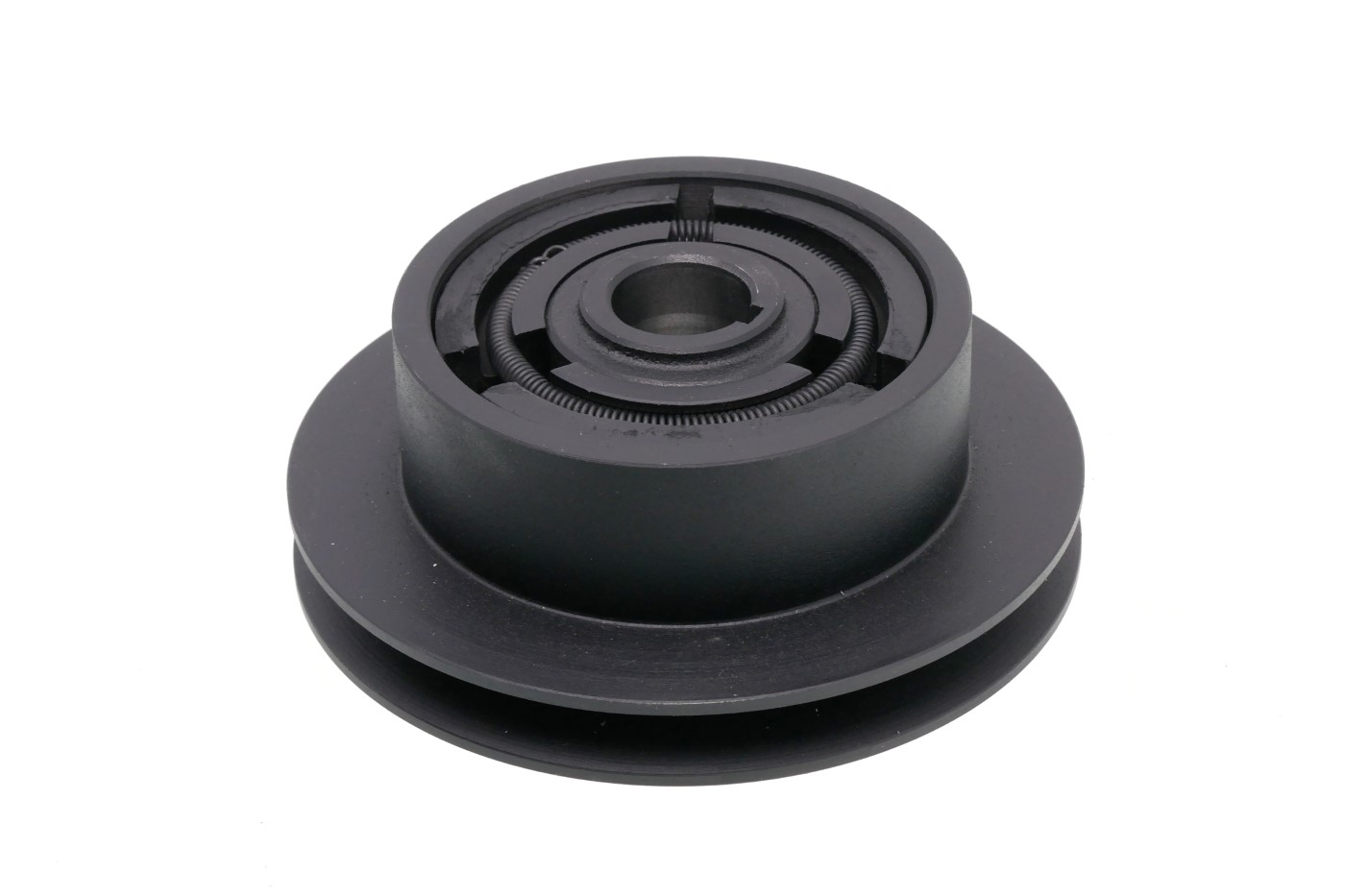 Spojka pro motorové kultivátory vnější průměr 148 mm x průměr otvoru 25,4 mm na 1 klínový řemen 13 mm