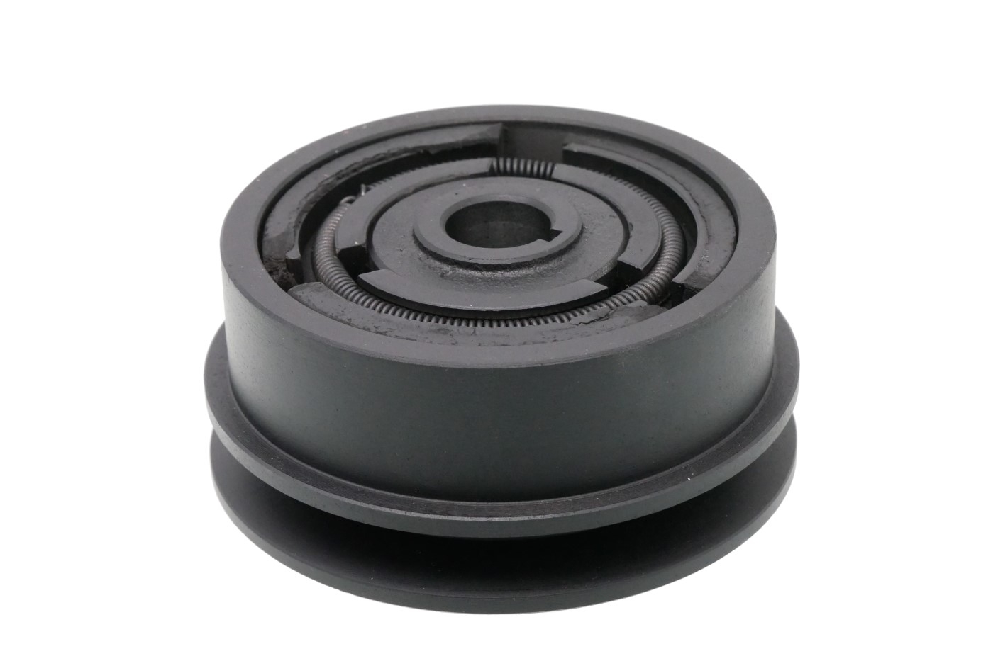 Spojka pro motorové kultivátory vnější průměr 115 mm x průměr otvoru 20 mm na 1 klínový řemen 13 mm