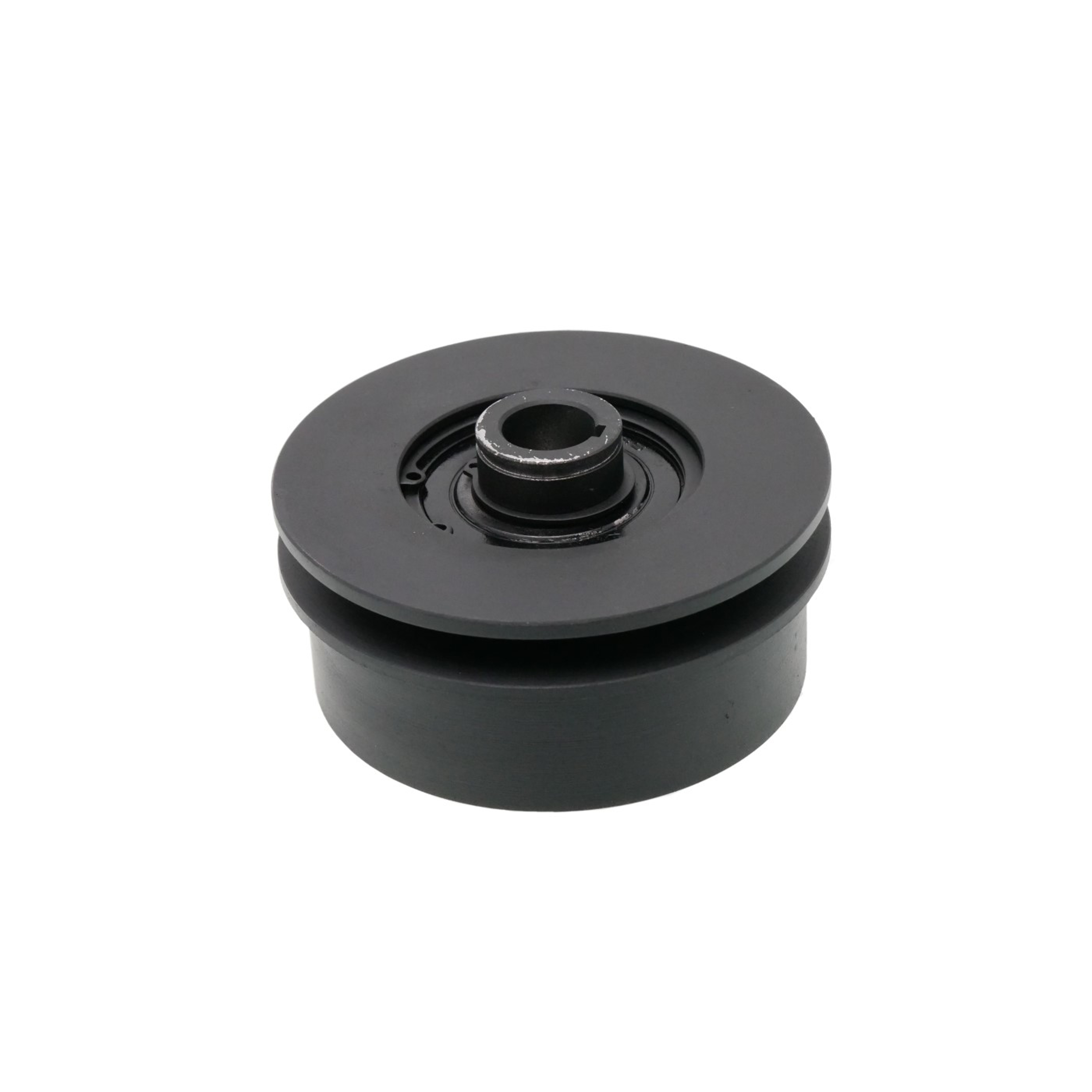 Spojka pro motorové kultivátory vnější průměr 115 mm x průměr otvoru 19 mm na 1 klínový řemen 10 mm