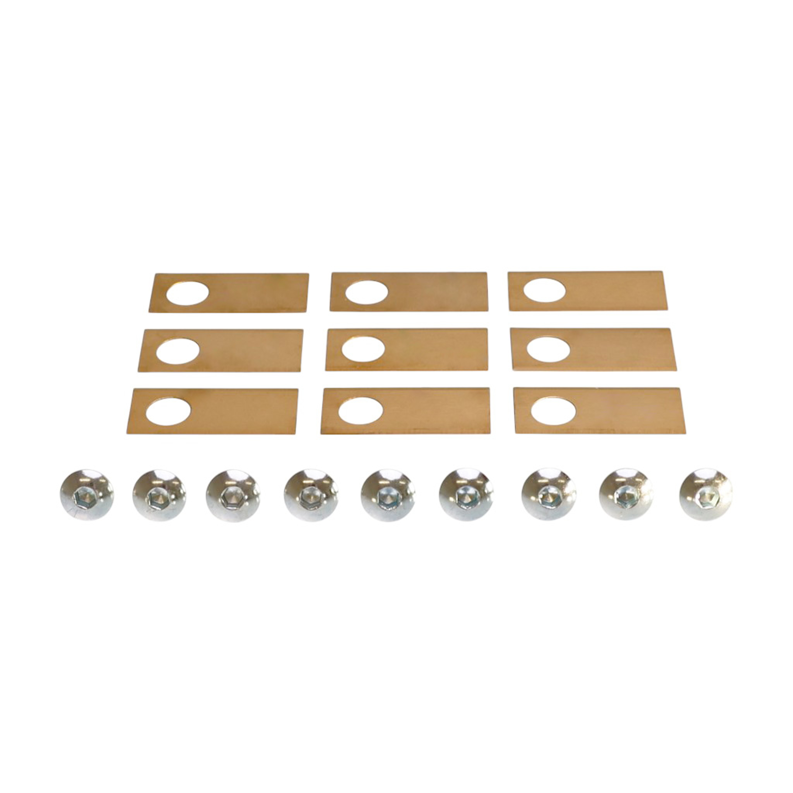Sada 9 ks. žacích nožů 3,9 cm (1,5") pro robotické sekačky Honda Miimo 310 Miimo 520 Miimo HRM 500 HRM Miimo 3000 (OEM 06511VP7310 72511-VP7-030)