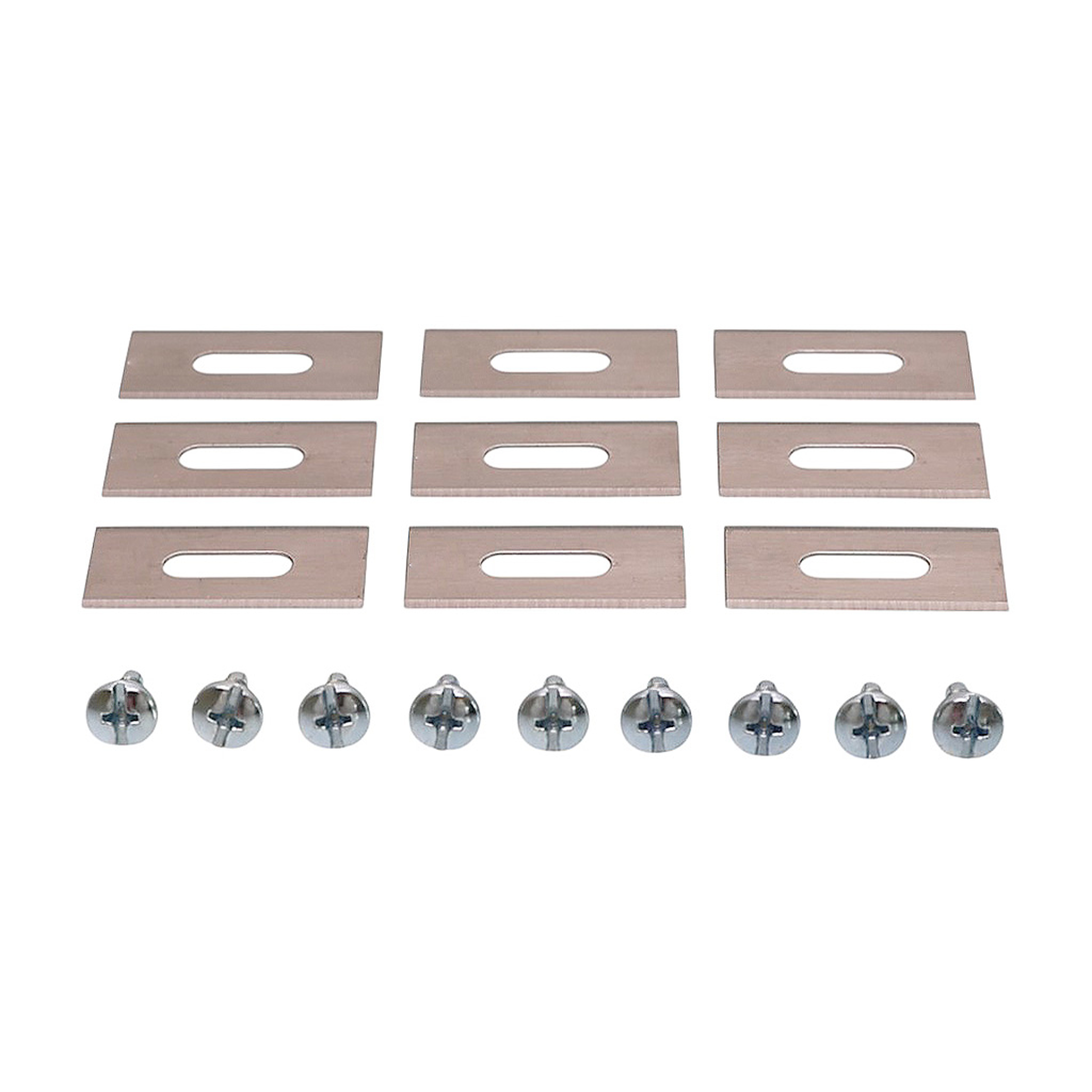 Sada 9 ks. žacích nožů 3,5 cm (1,4") NEW pro robotické sekačky Husqvarna McCulloch Flymo Gardena (OEM 577864603 535138702 535138703 577864401 577864402)