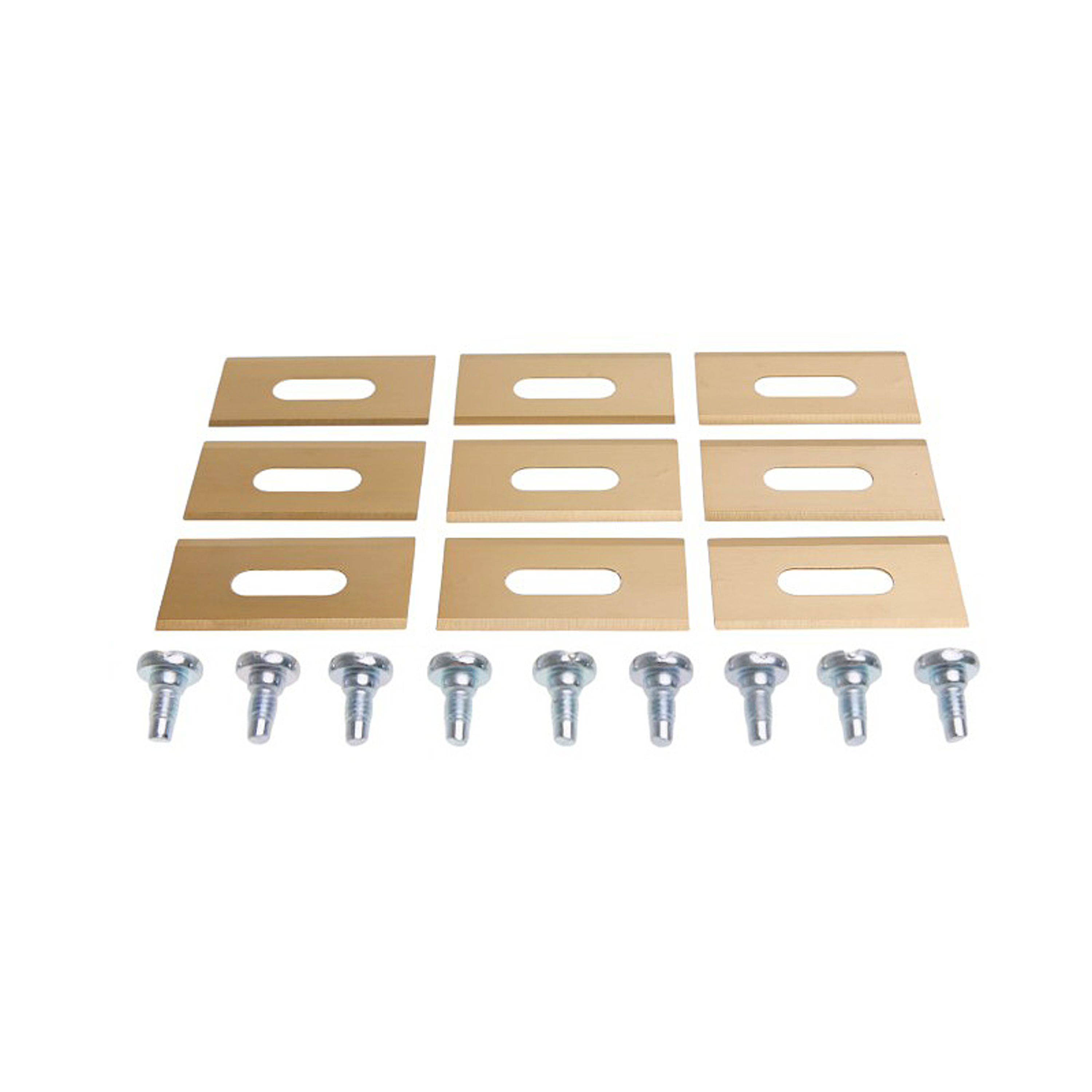 Sada 9 ks. žacích nožů 3,5 cm (1,4") NEW pro robotické sekačky Husqvarna McCulloch Flymo Gardena (OEM 577864603 535138702 535138703 577864401 577864402)