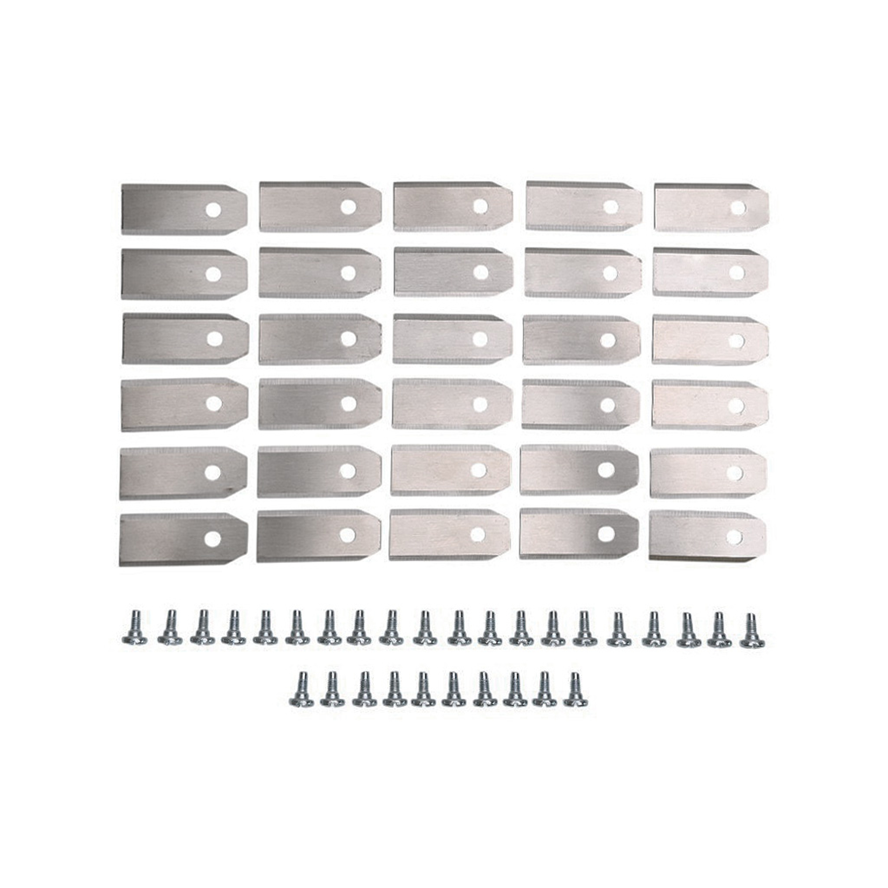 Sada 30 ks. žacích nožů 4,3 cm (1,7") pro robotické sekačky Husqvarna McCulloch Flymo Gardena (OEM 577864603 535138702 535138703 577864401 577864402)