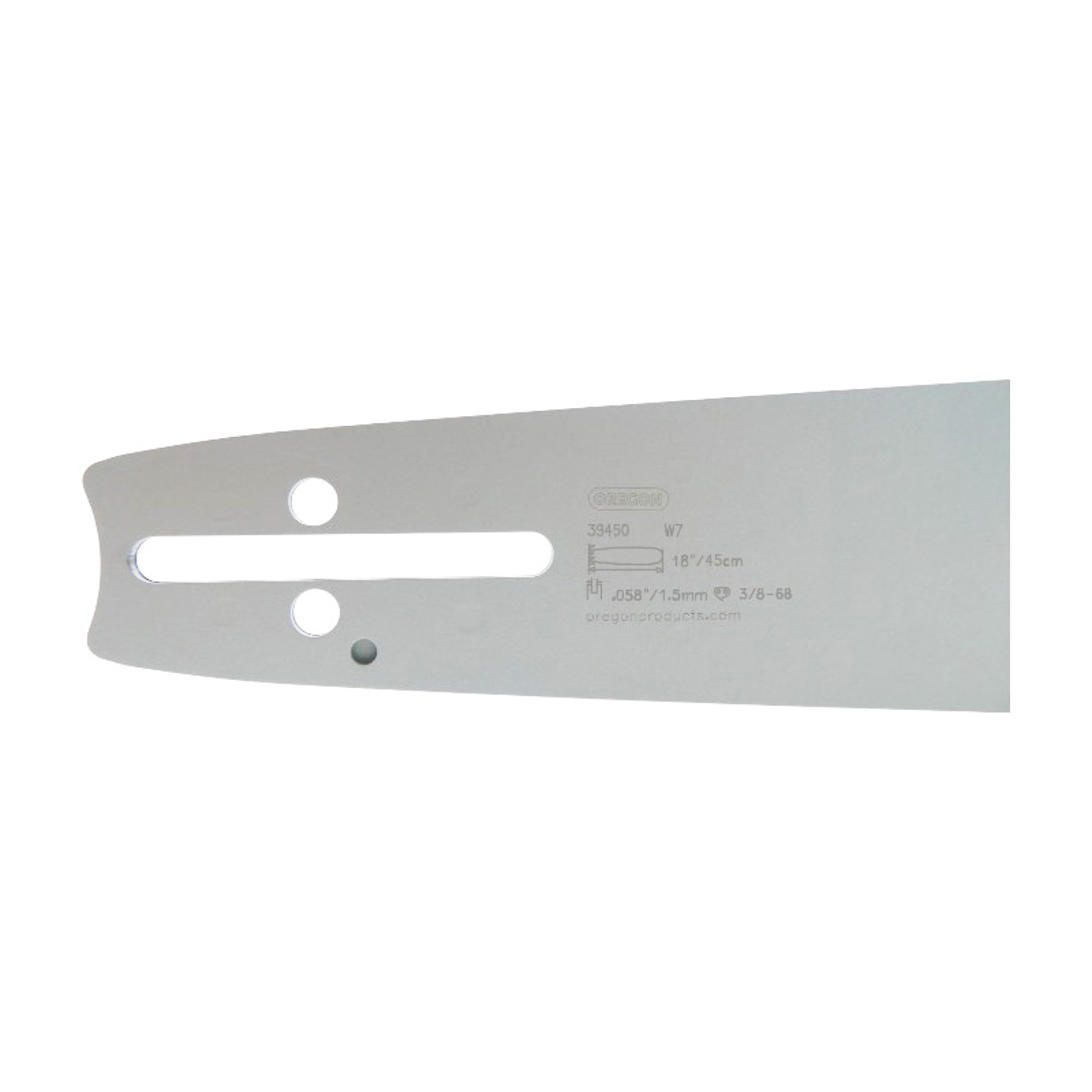 Oregon vodící lišta AdvanceCut 18" (45 cm) 3/8" .058" (1,5 mm) 39450 pro Husqvarna 55 242 246 257 261 340 345 353 359 445 450 Jonsered CS2050 CS2156 CS2260 Dolmar 112 113 116 119 120 Oleomac 156 162 956 962