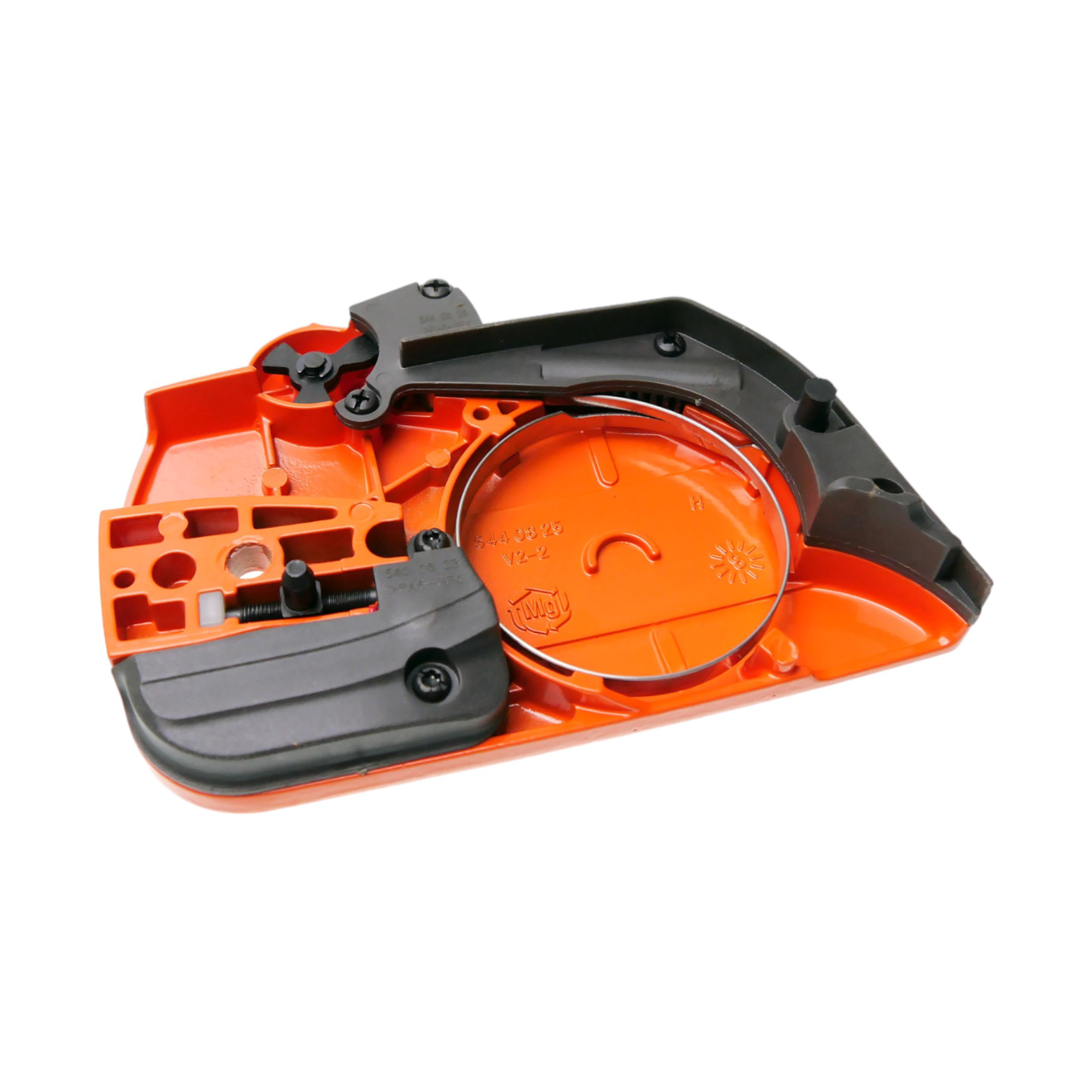 HS PARTS kryt spojky pro motorové pily Husqvarna 445 445E 450 450E 455 RANCHER II (OEM 544097901 544097907)