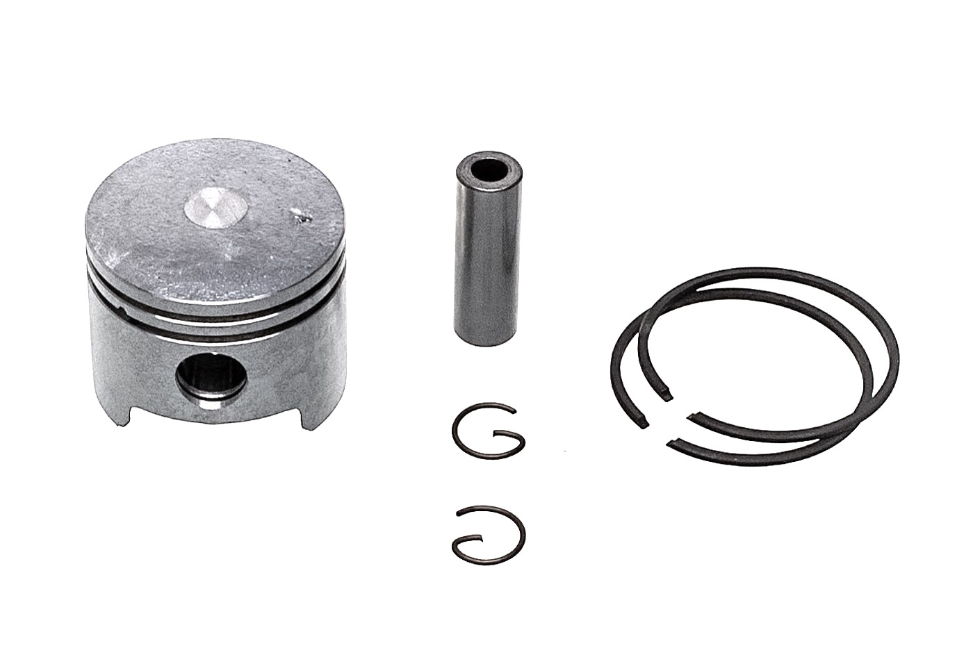 Kompletní píst pro křovinořezy Husqvarna 125RB 125RD 132R 132RB 132RJ 133R Jonsered GC2032 38 mm (OEM 531007839 531002376)