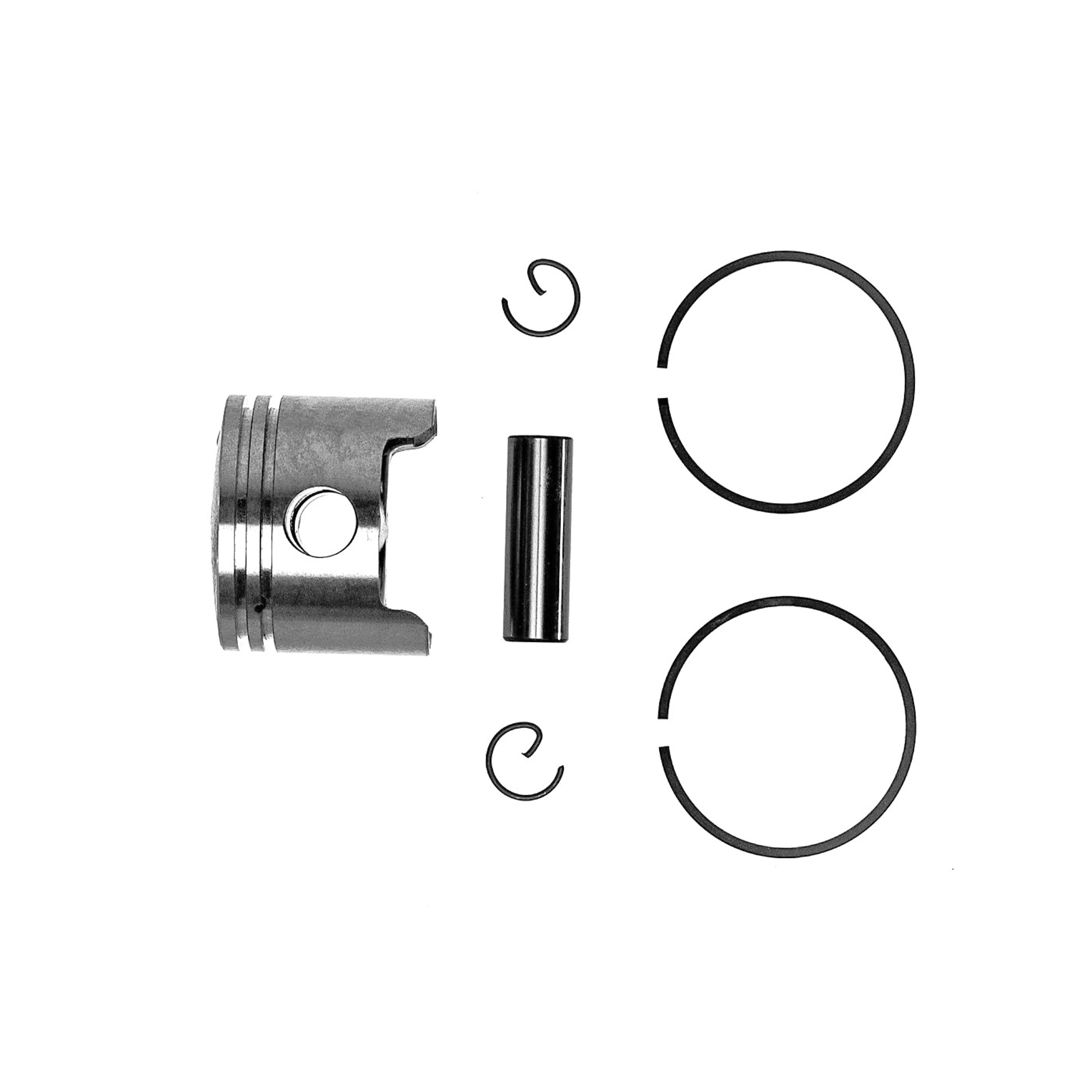 Kompletní píst pro křovinořezy Husqvarna 125RB 125RD 132R 132RB 132RJ 133R Jonsered GC2032 38 mm (OEM 531007839 531002376)