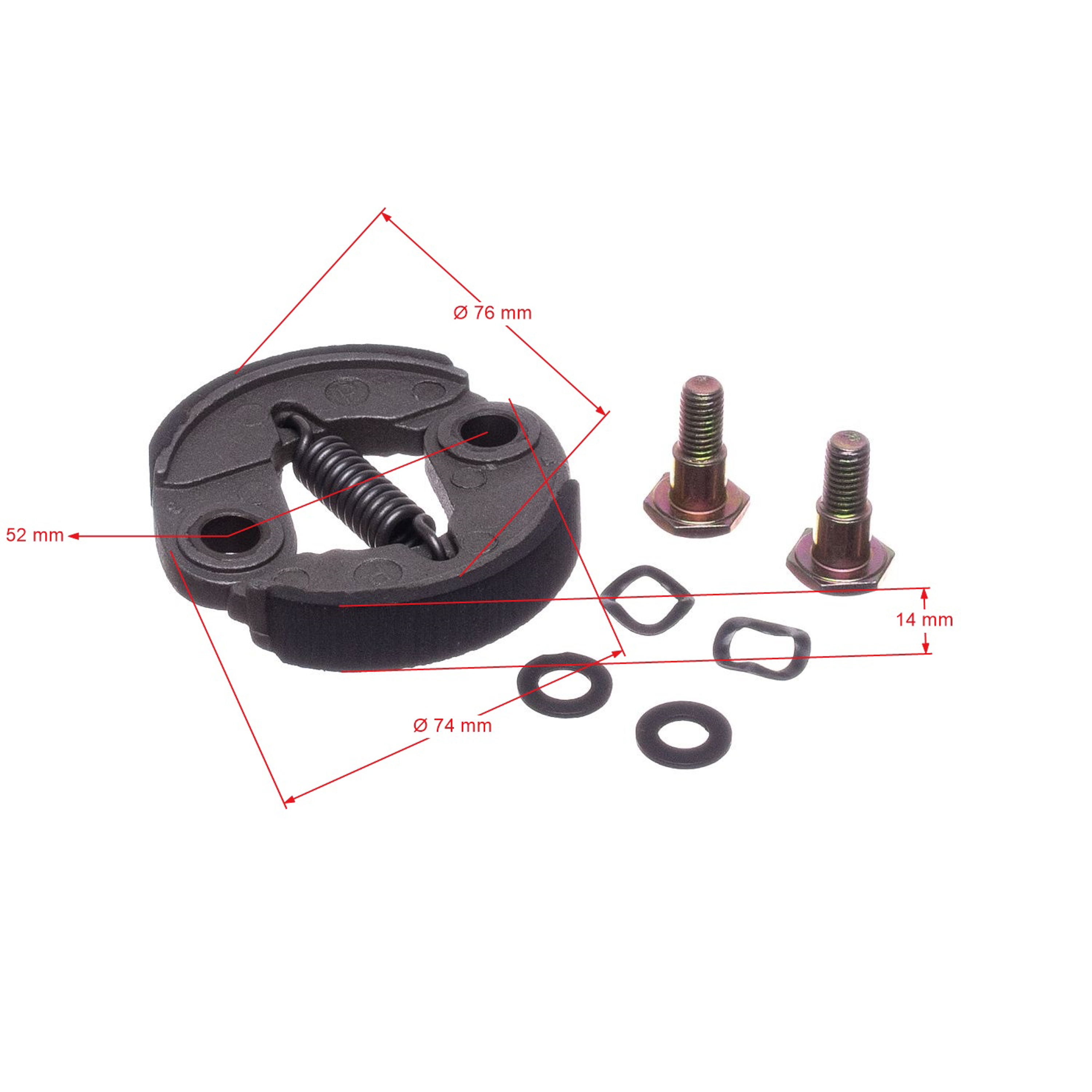 Spojka pro motory Honda GX31 GX35 GX35NT FG100 HHT31S HHE31C UMK431 (OEM 22000Z0Z003)