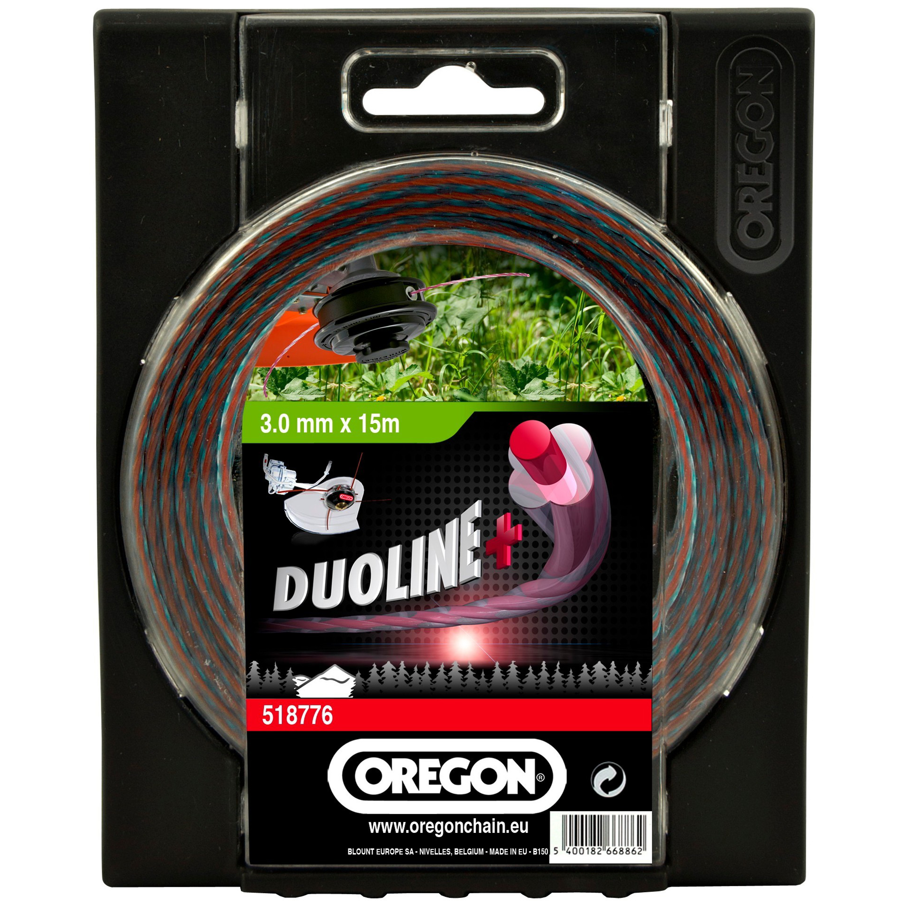 Žací struna DUOLINE PLUS - bezhlučné 3,0mm x 60m