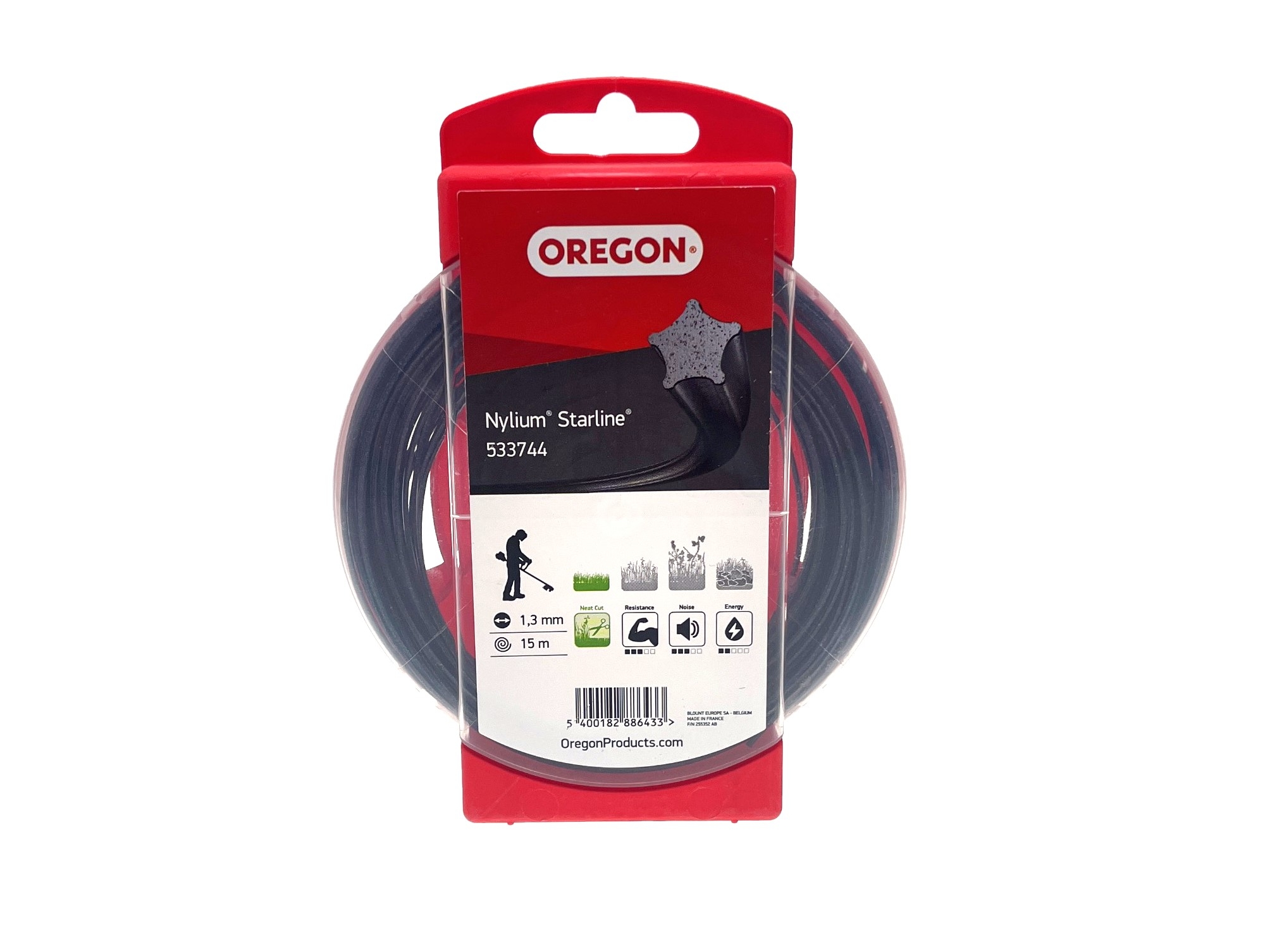 Žací struna Oregon NYLIUM STARLINE 1,3 mm x 15 m