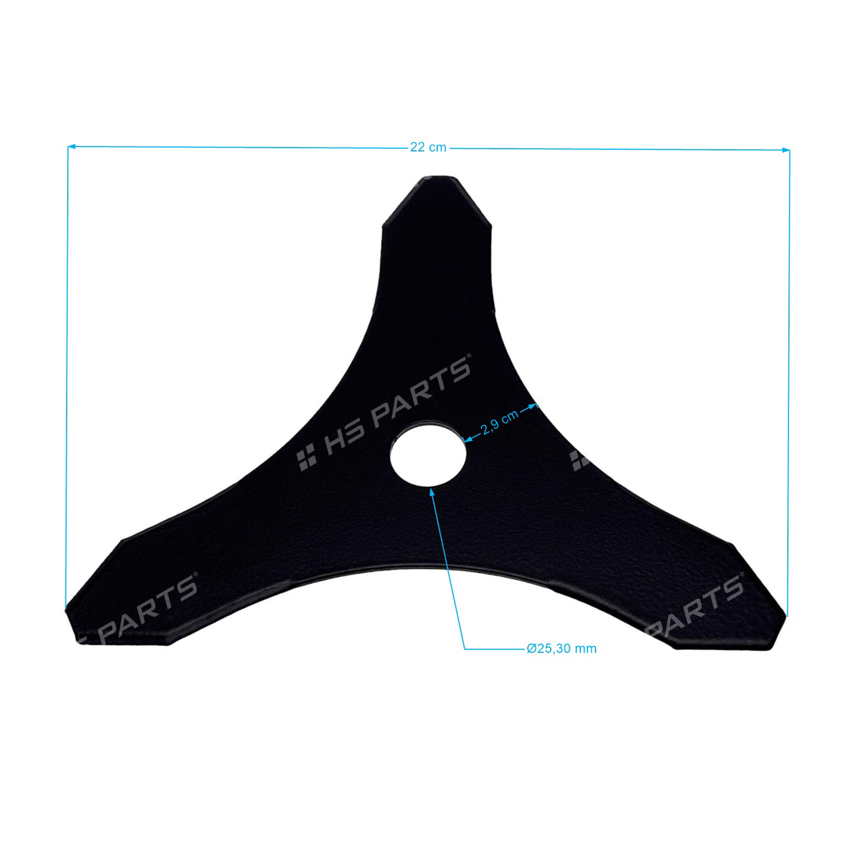 Oregon žací nůž 3 zubý rozměr 255 mm x 25,4 mm x 3,0 mm pro křovinořezy a motorové vyžínače