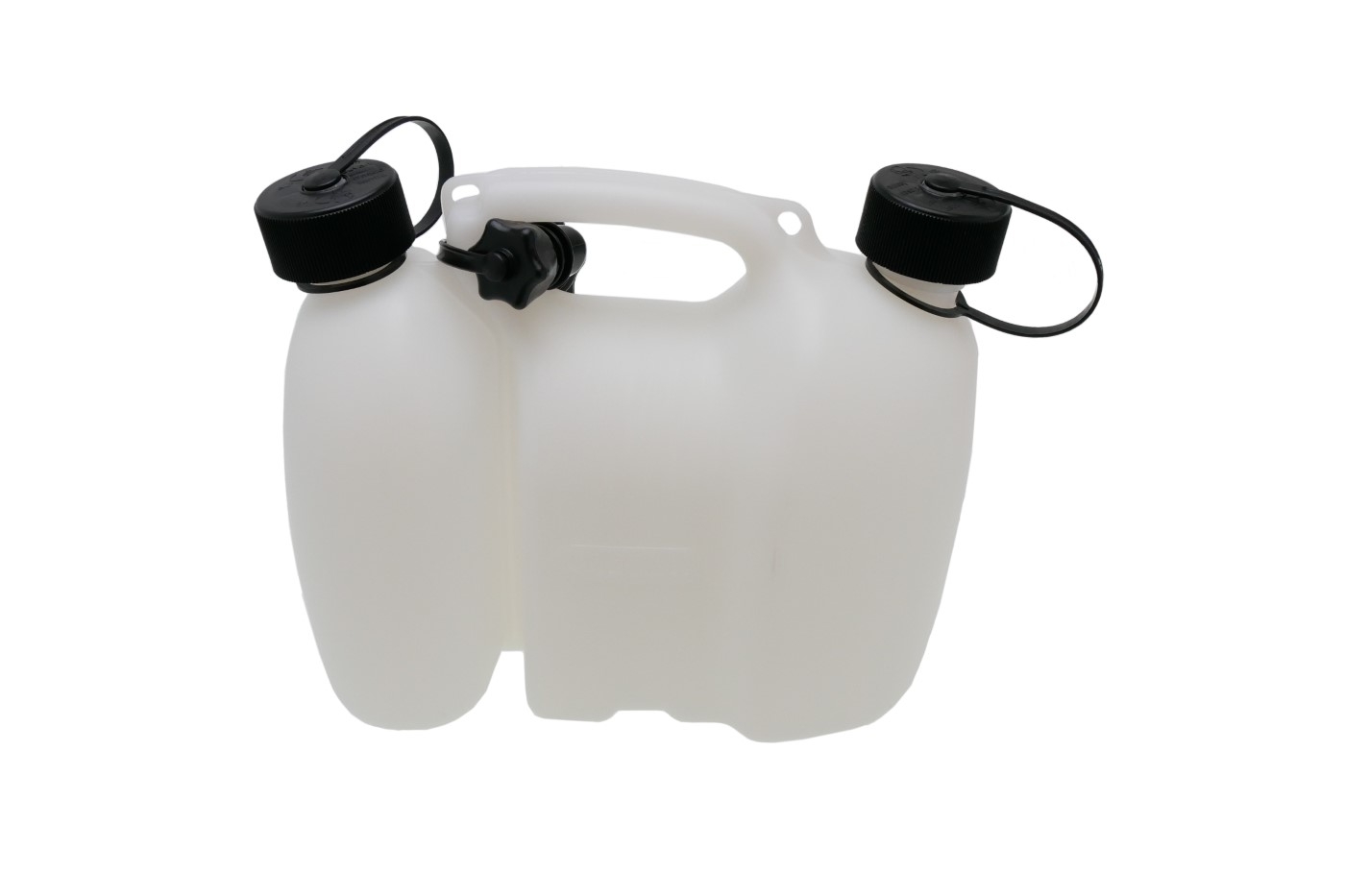 Kombinovaný kanystr 3,5 l / 1,5 l bílý s nalévacím hrdlem