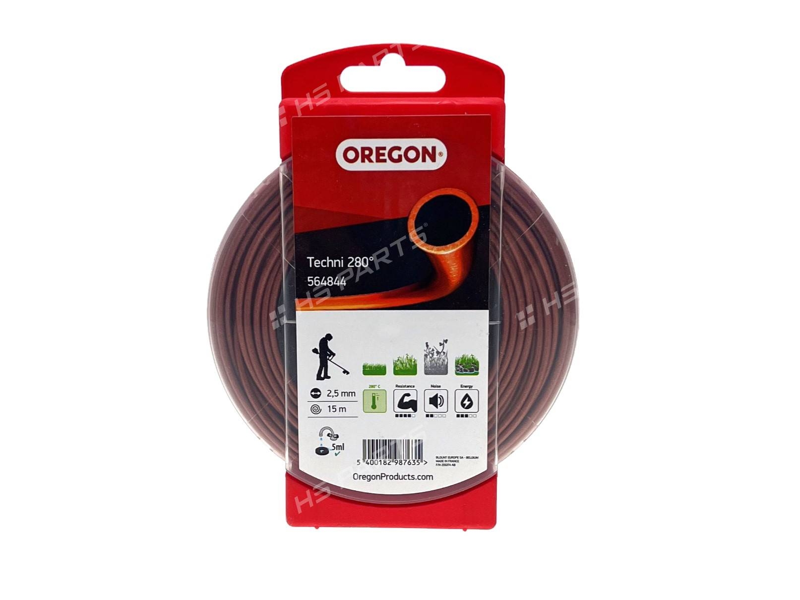 Žací struna Oregon TECHNI 2,5 mm x 15 m 