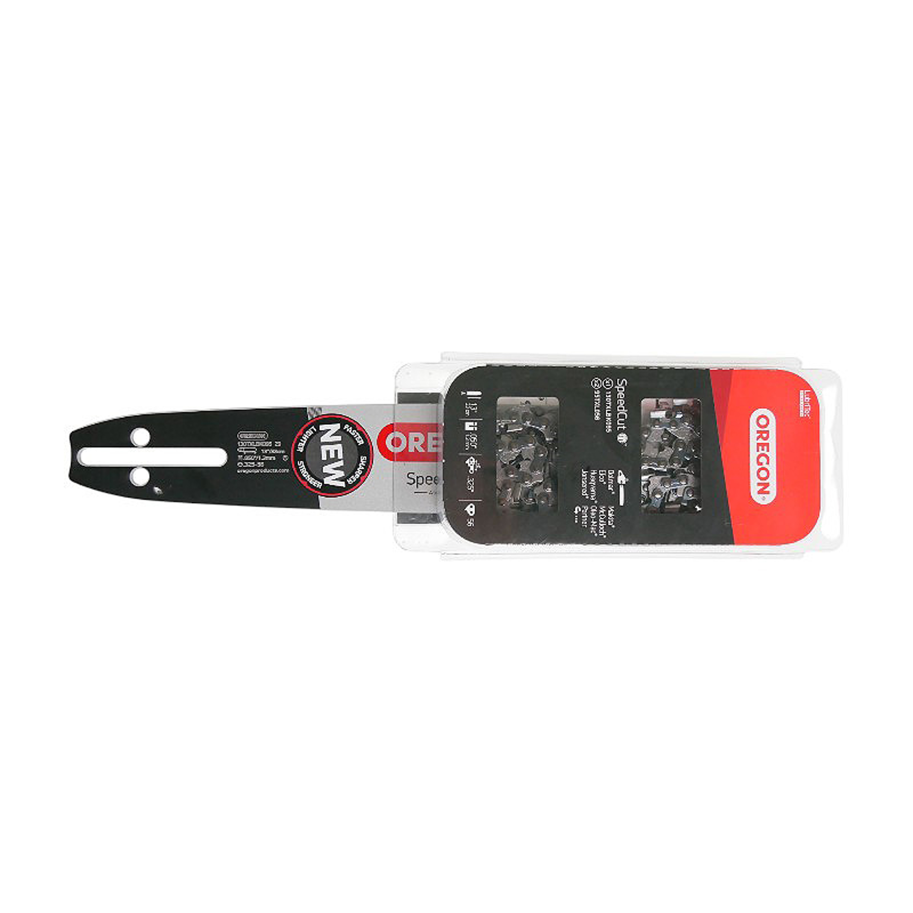 Oregon Combo set vodící lišta 33 cm + 2 x pilový řetěz pro motorové pily Husqvarna 55 345 357 435 450 460 550 Oleomac 940 947 956 Jonsered 2045 2152 2156 Dolmar 109 110 PS4600